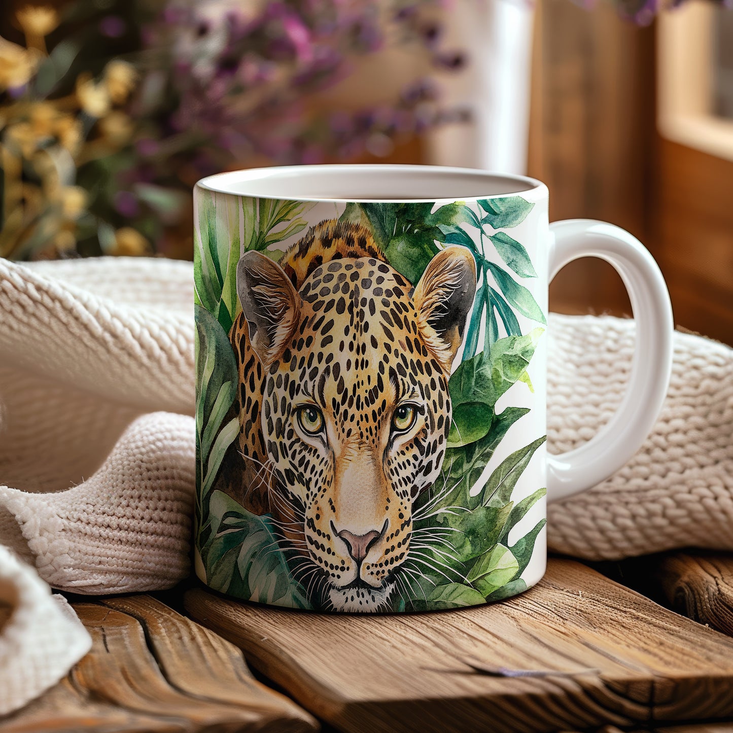 Hrnek s leopardem: stylový dárek pro milovníky přírody