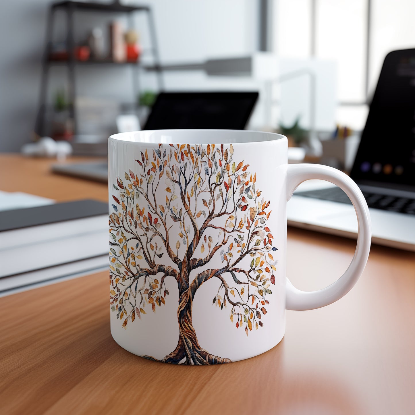 Hrnek s motivem stromu - originální design pro každodenní použití
