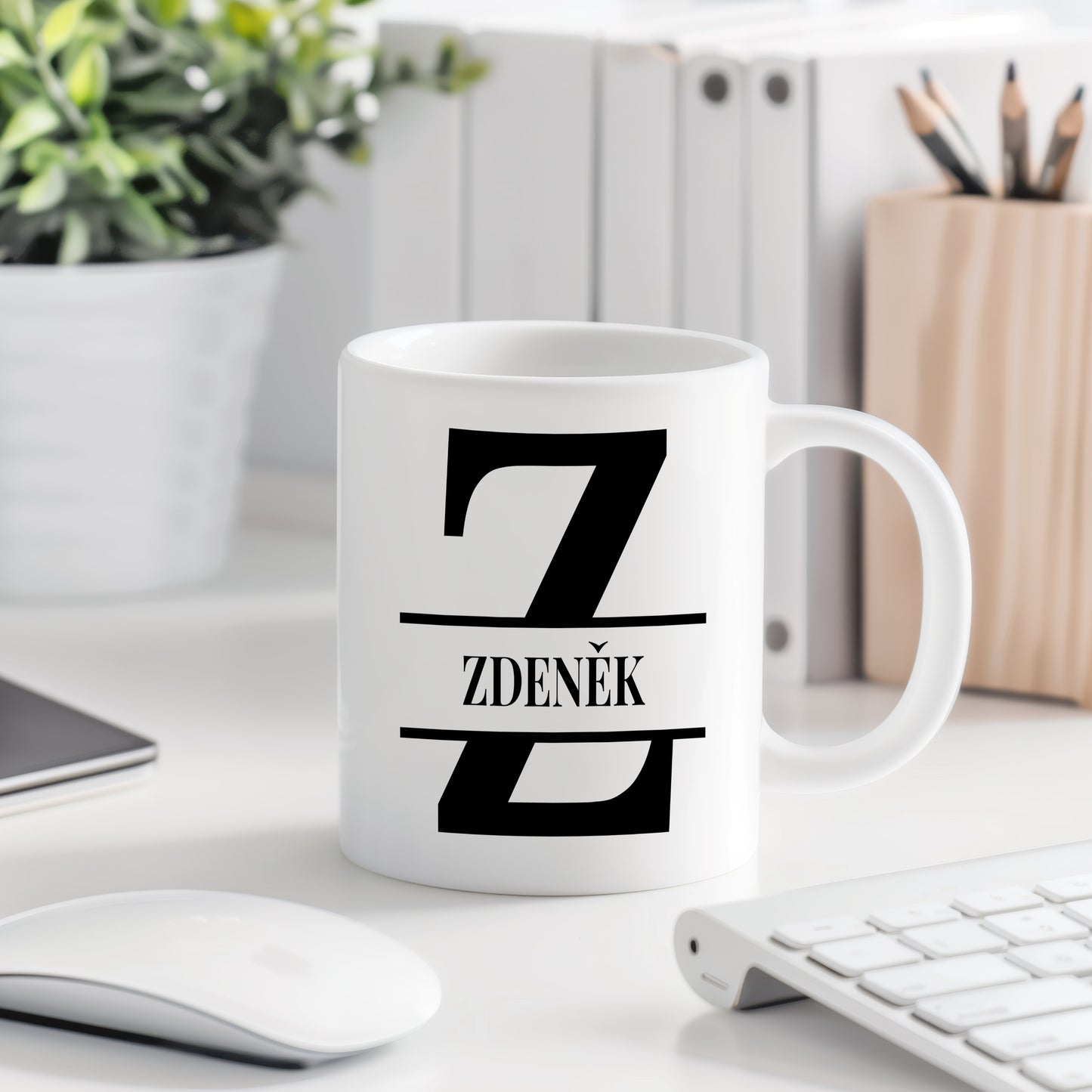 Hrnek se jménem Zdeněk – monogramový design