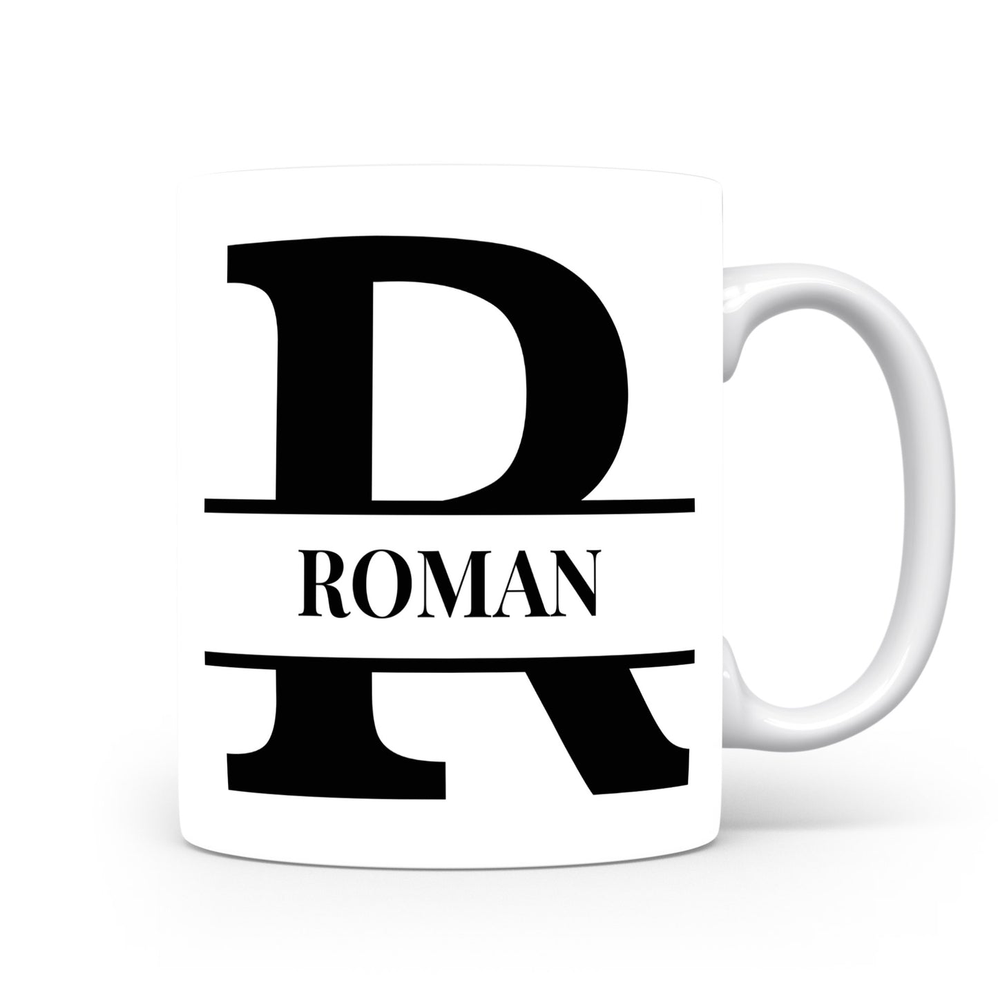 Hrnek se jménem Roman | Monogram bez květin