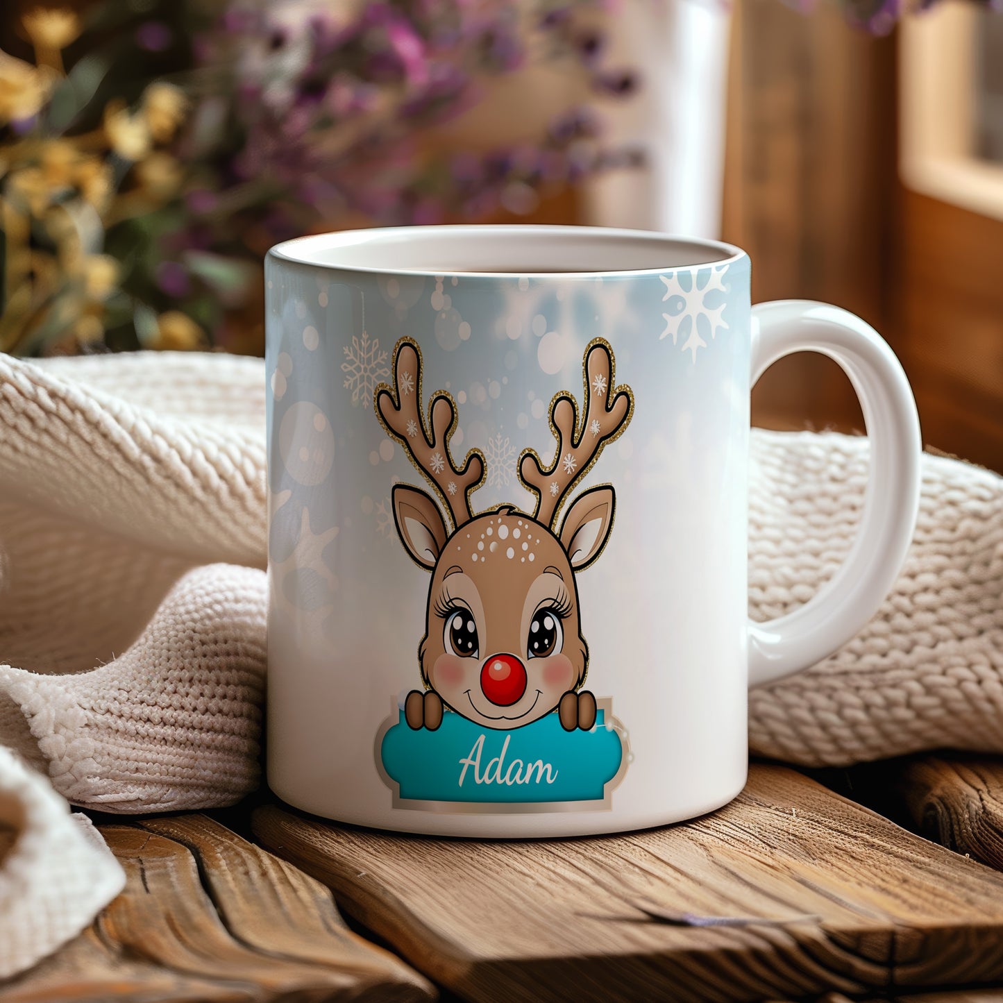 Hrnek se jménem Adam – dětský motiv se sobem