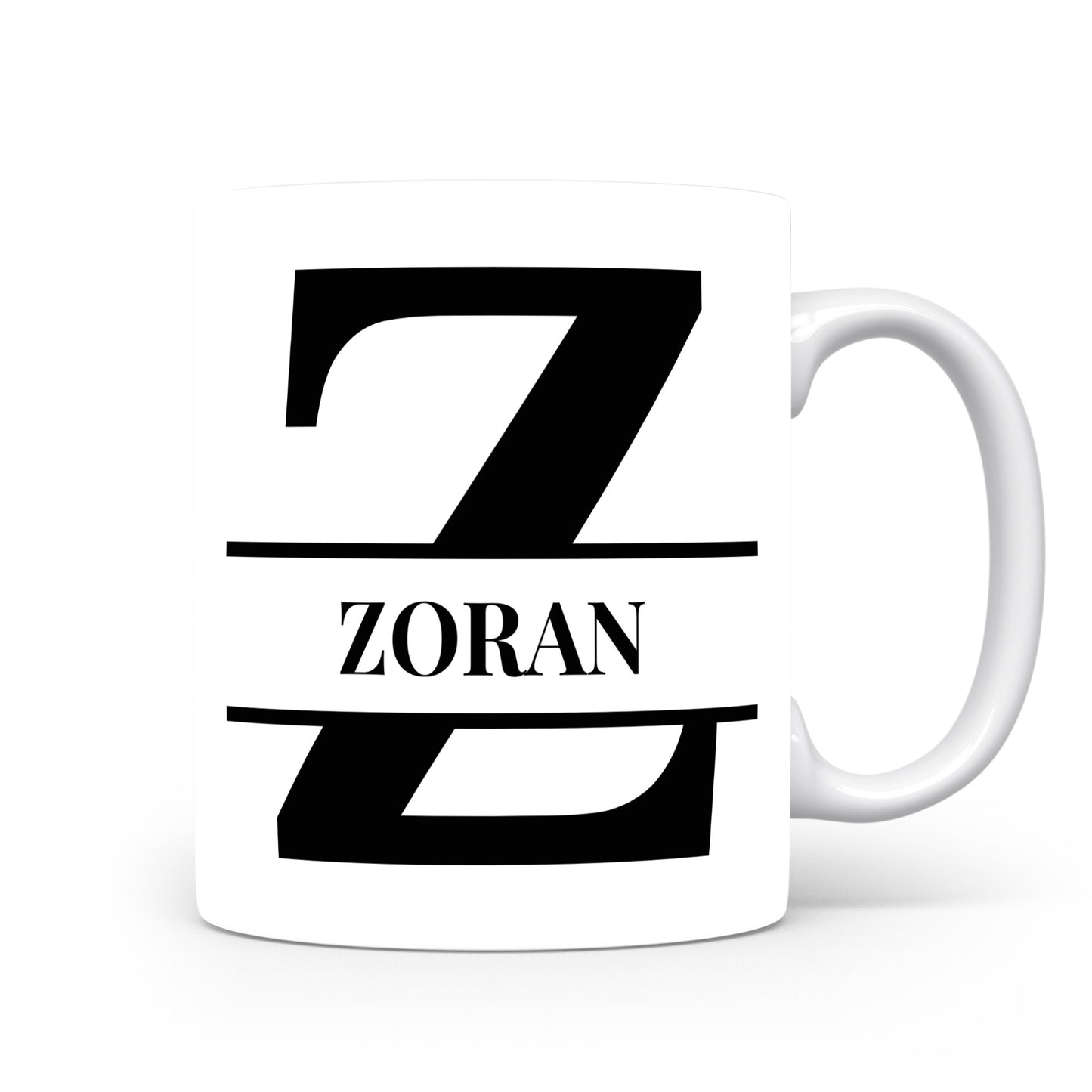 Hrnek se jménem Zoran | Monogram bez květin