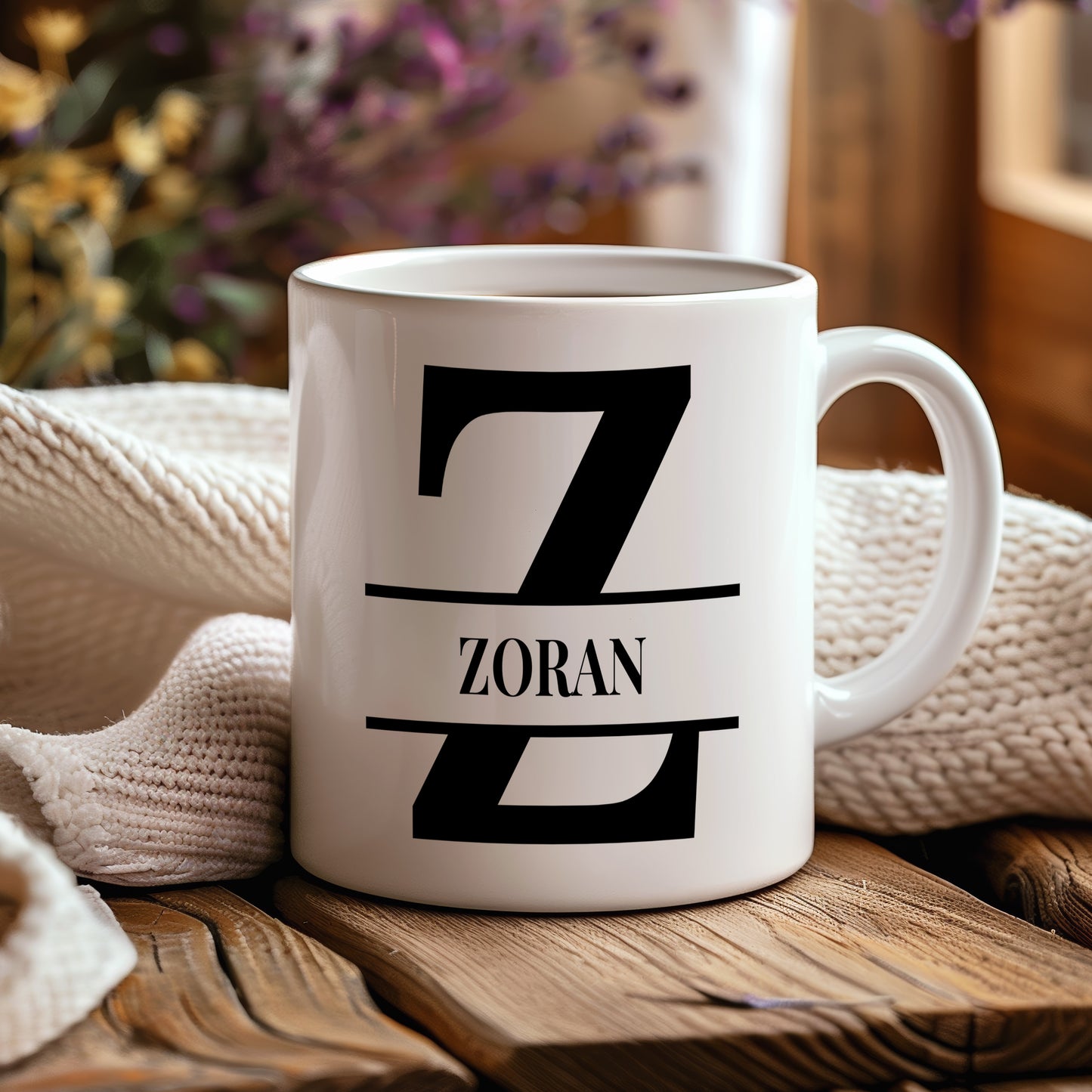Hrnek se jménem Zoran – monogramový design