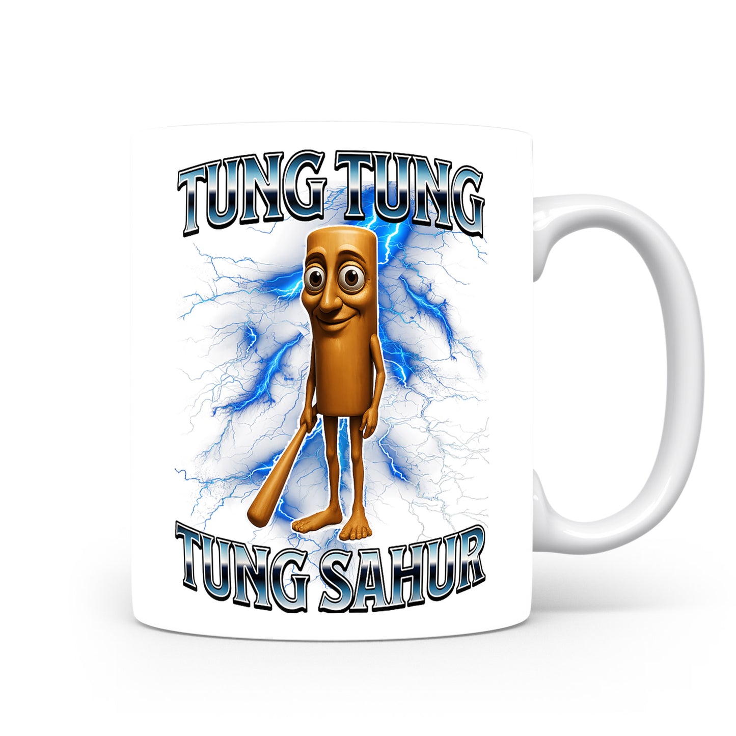 Hrnek s italským brainrotem – Tung Tung Tung Sahur — ledová bouře