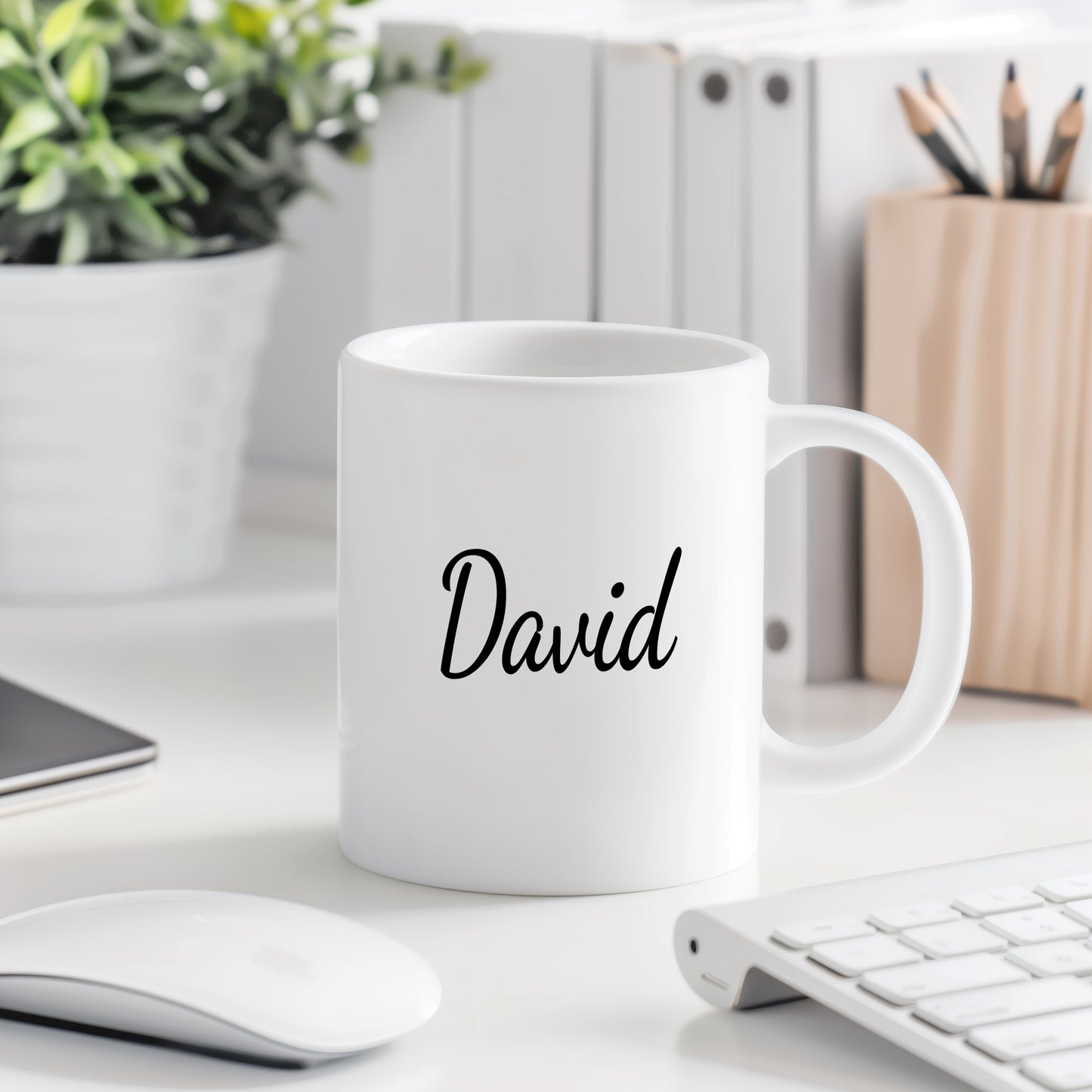 Hrnek se jménem David – minimalistický styl pro muže