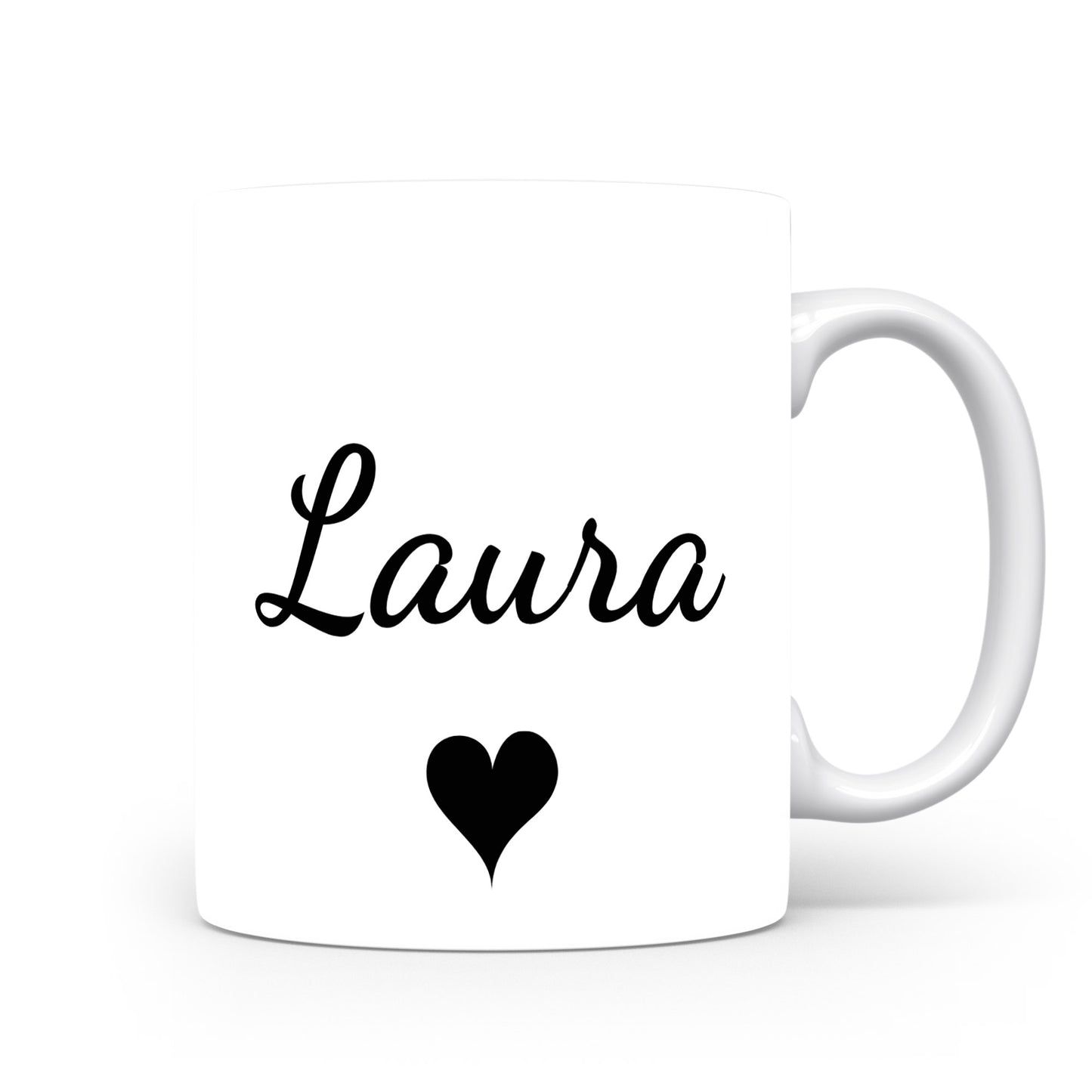 Hrnek se jménem Laura | Romantický hrnek se srdcem