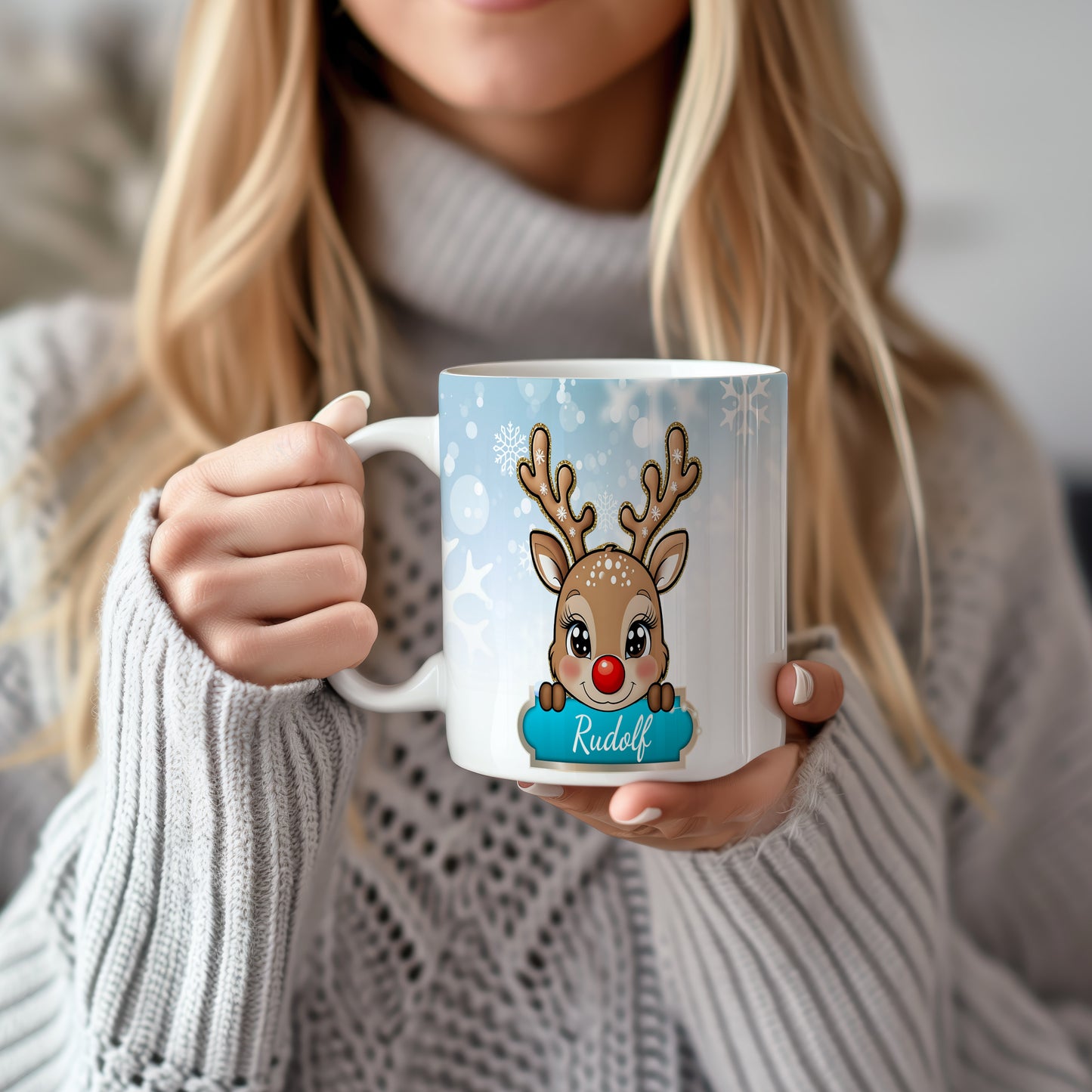 Hrnek se jménem Rudolf – dětský motiv se sobem