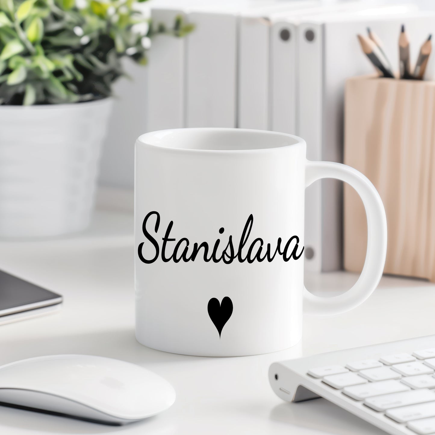 Hrnek se jménem Stanislava – romantický styl se srdcem