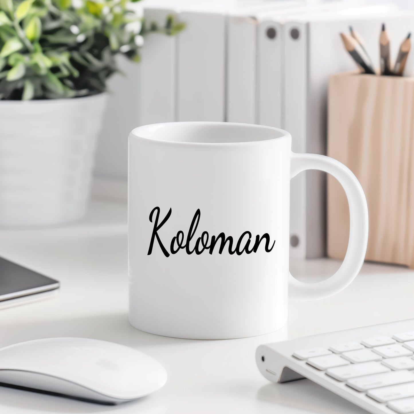 Hrnek se jménem Koloman – minimalistický styl pro muže