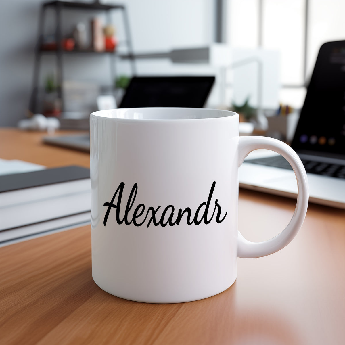 Hrnek se jménem Alexandr – minimalistický styl pro muže