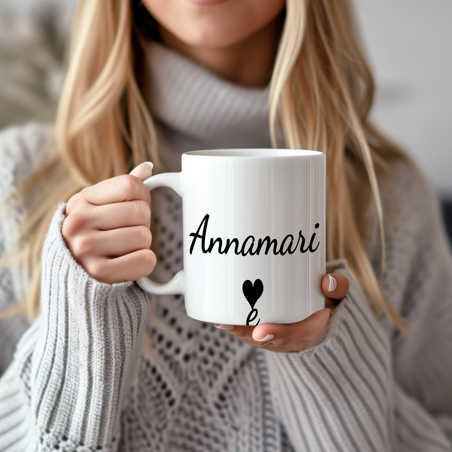 Hrnek se jménem Annamari – romantický styl se srdcem