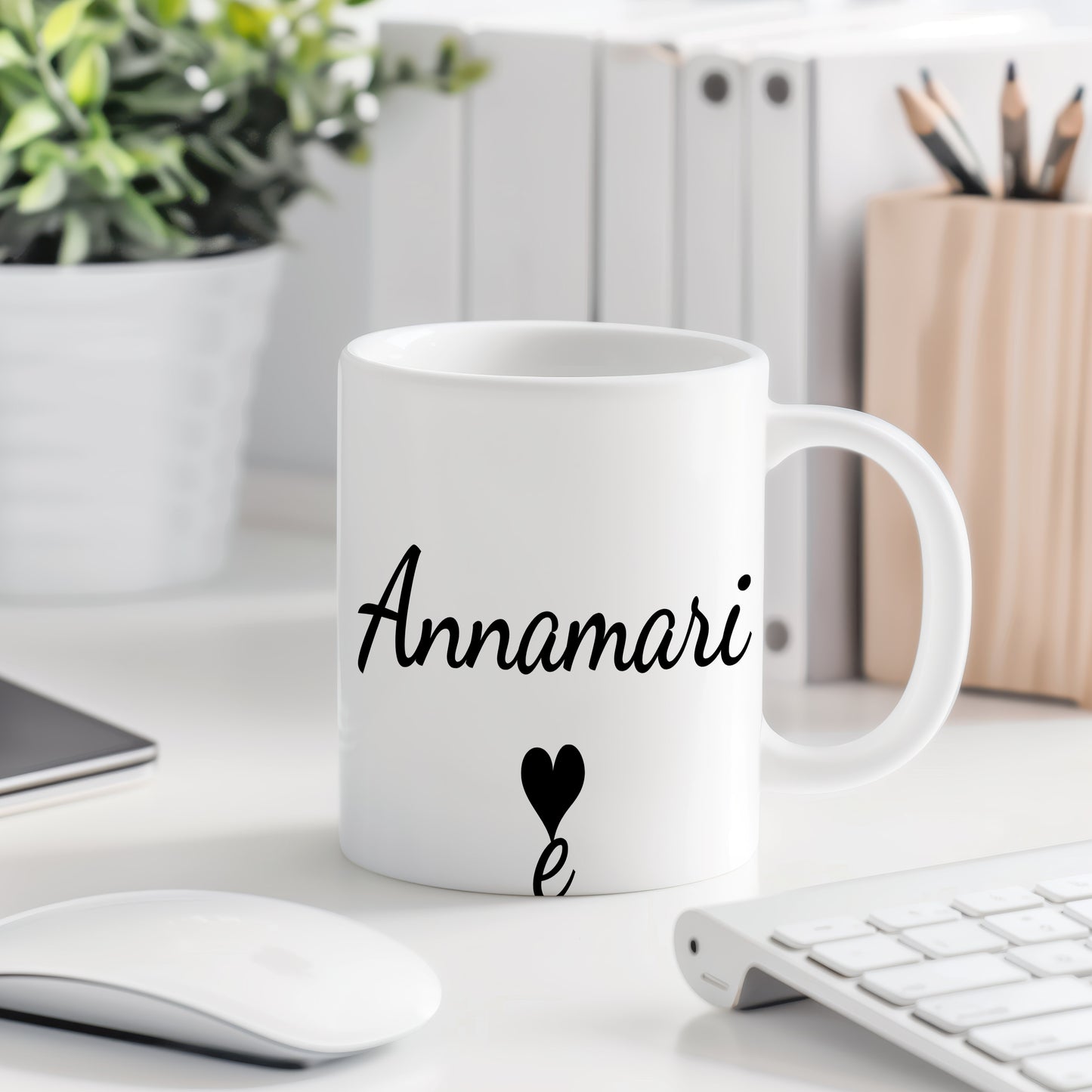 Hrnek se jménem Annamari – romantický styl se srdcem