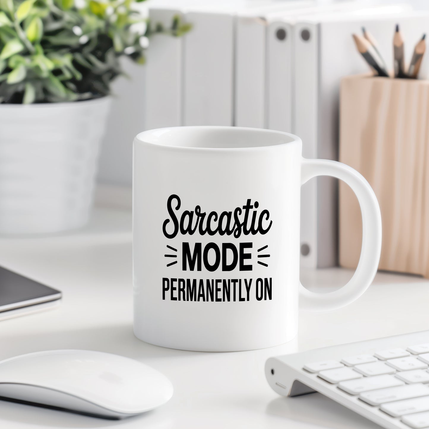 Hrnek s vtipným nápisem – Sarcastic Mode