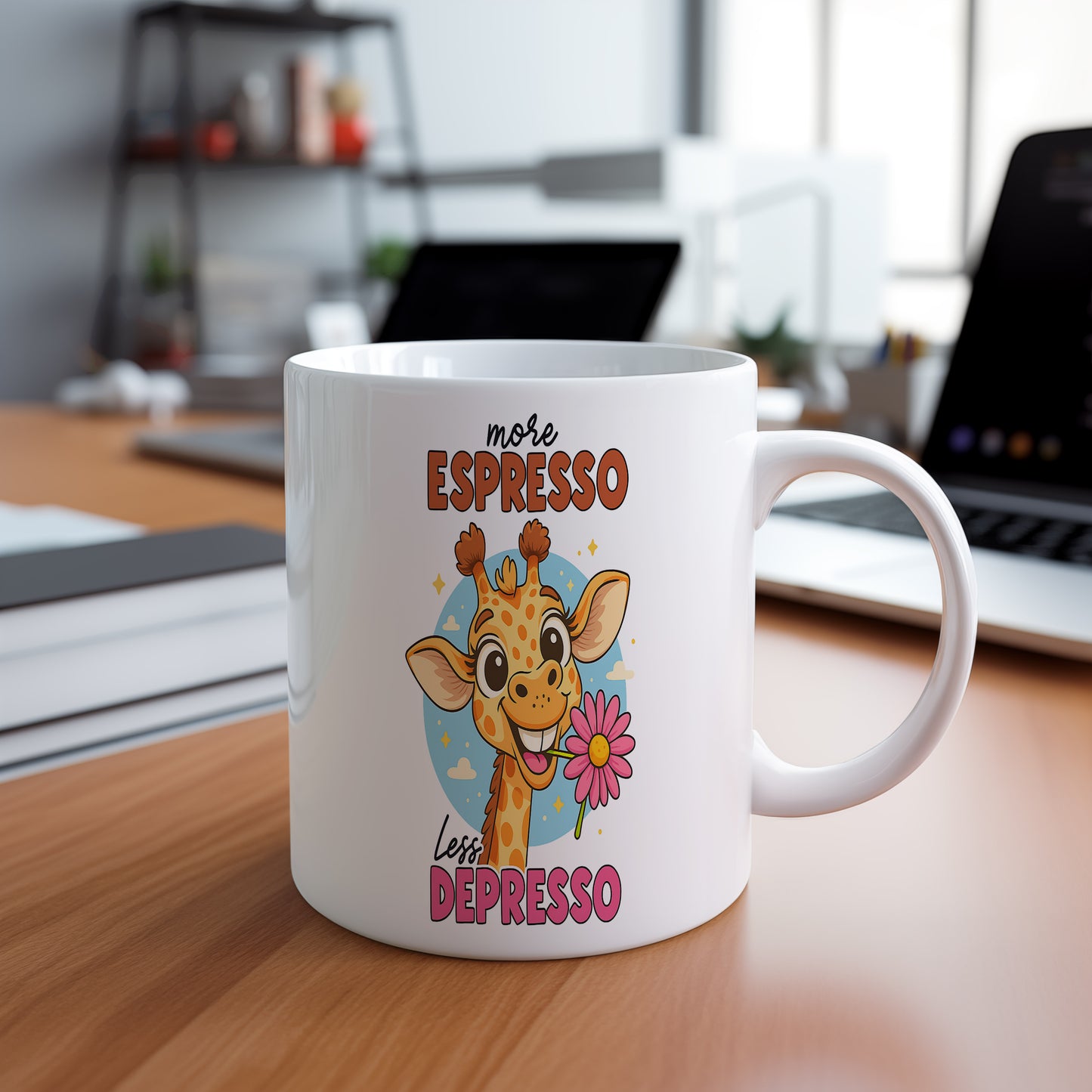 Hrnek s vtipným nápisem – more ESPRESSO