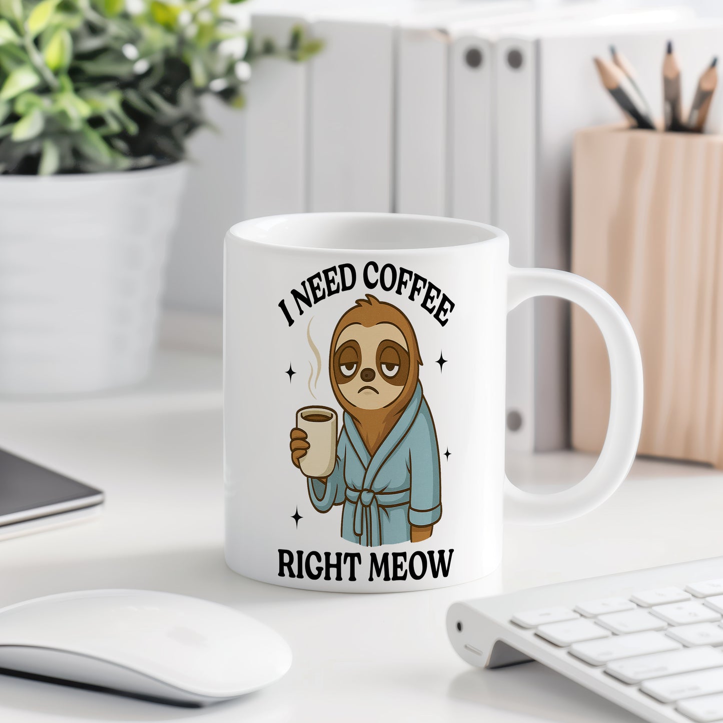 Hrnek s vtipným nápisem – I NEED COFFEE