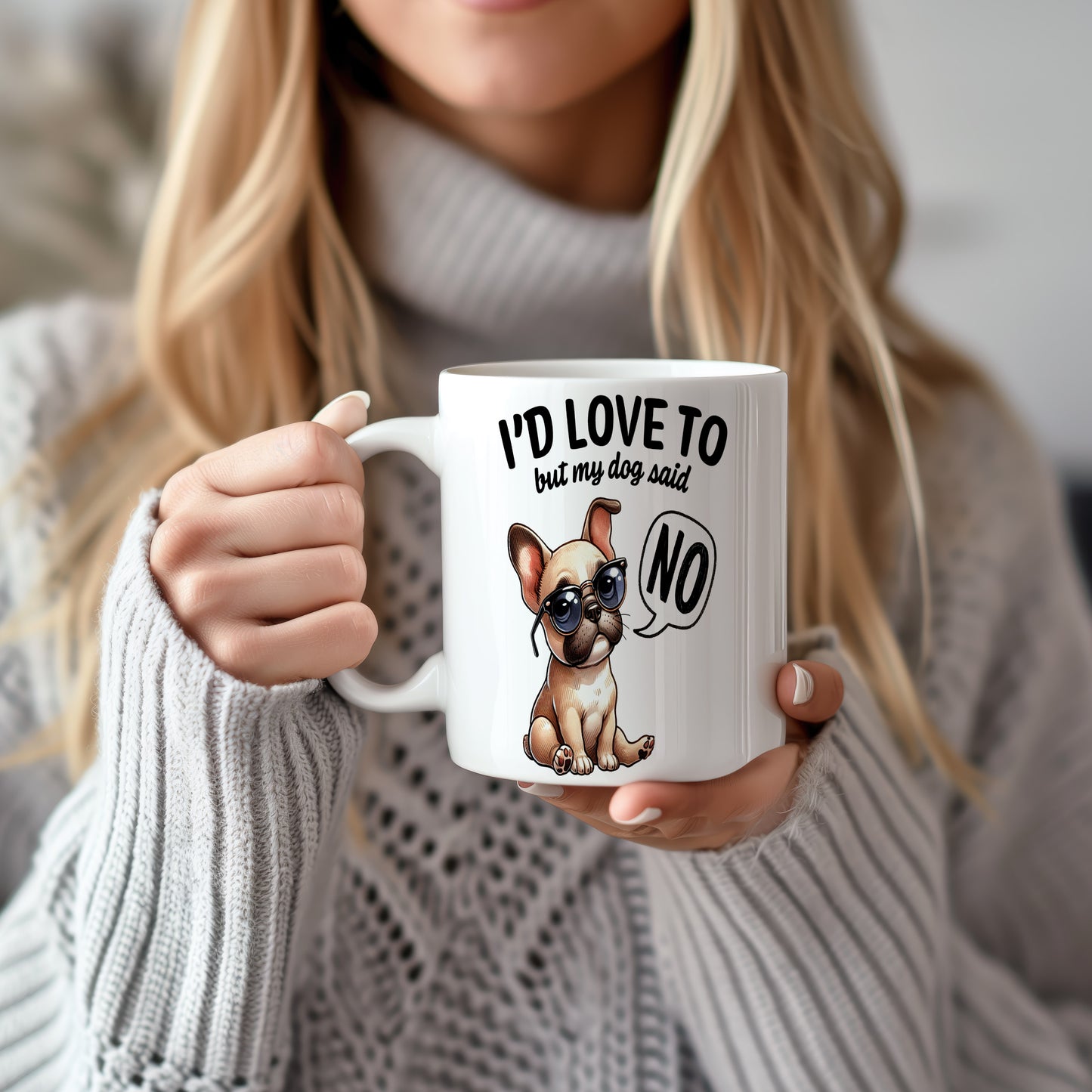 Hrnek s vtipným nápisem – I'D LOVE TO