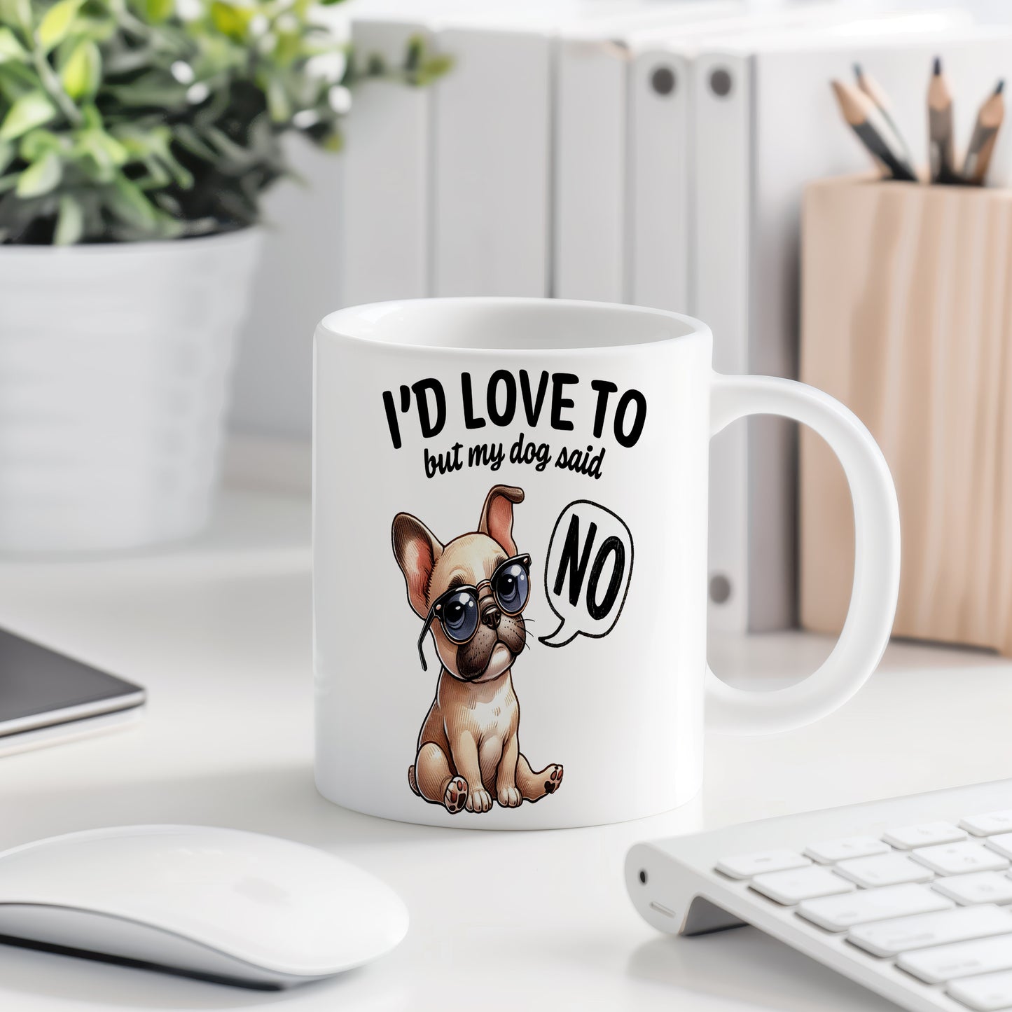 Hrnek s vtipným nápisem – I'D LOVE TO