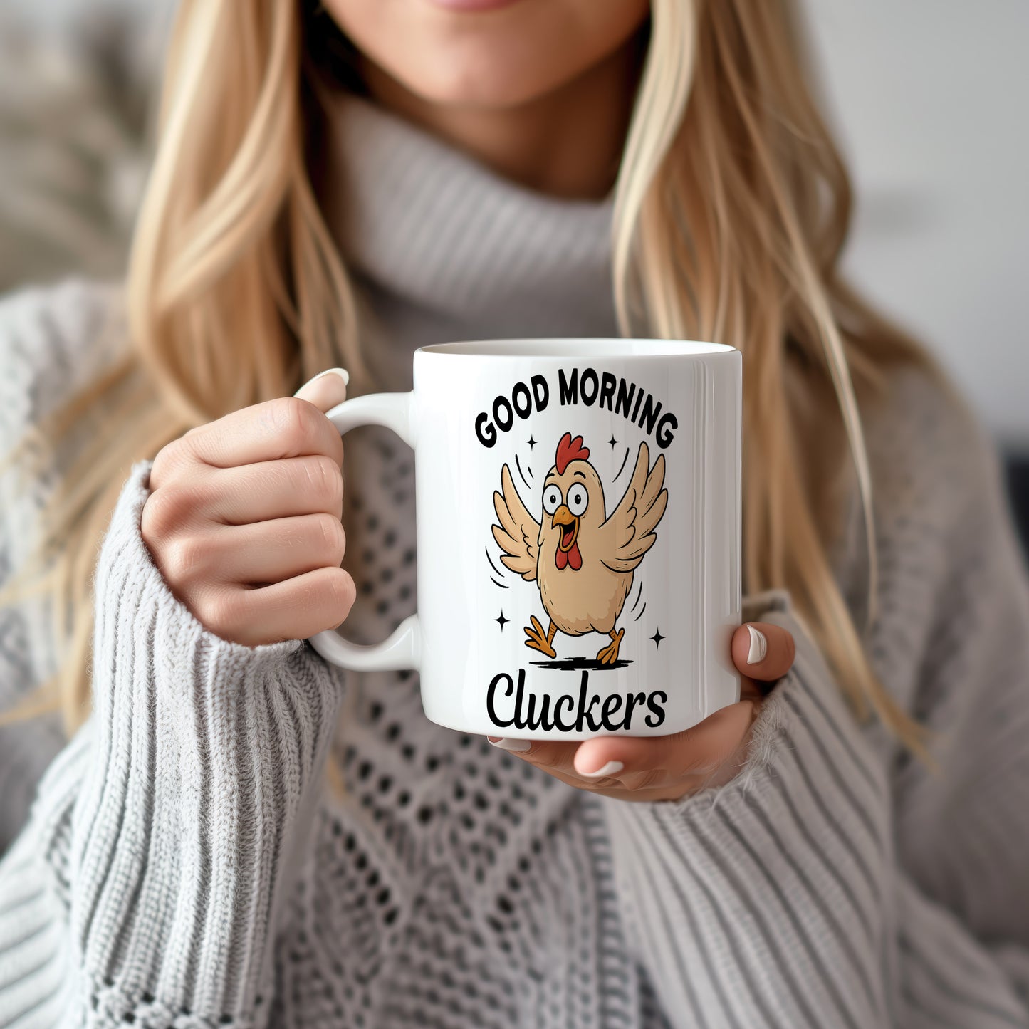 Hrnek s vtipným nápisem – GOOD MORNING