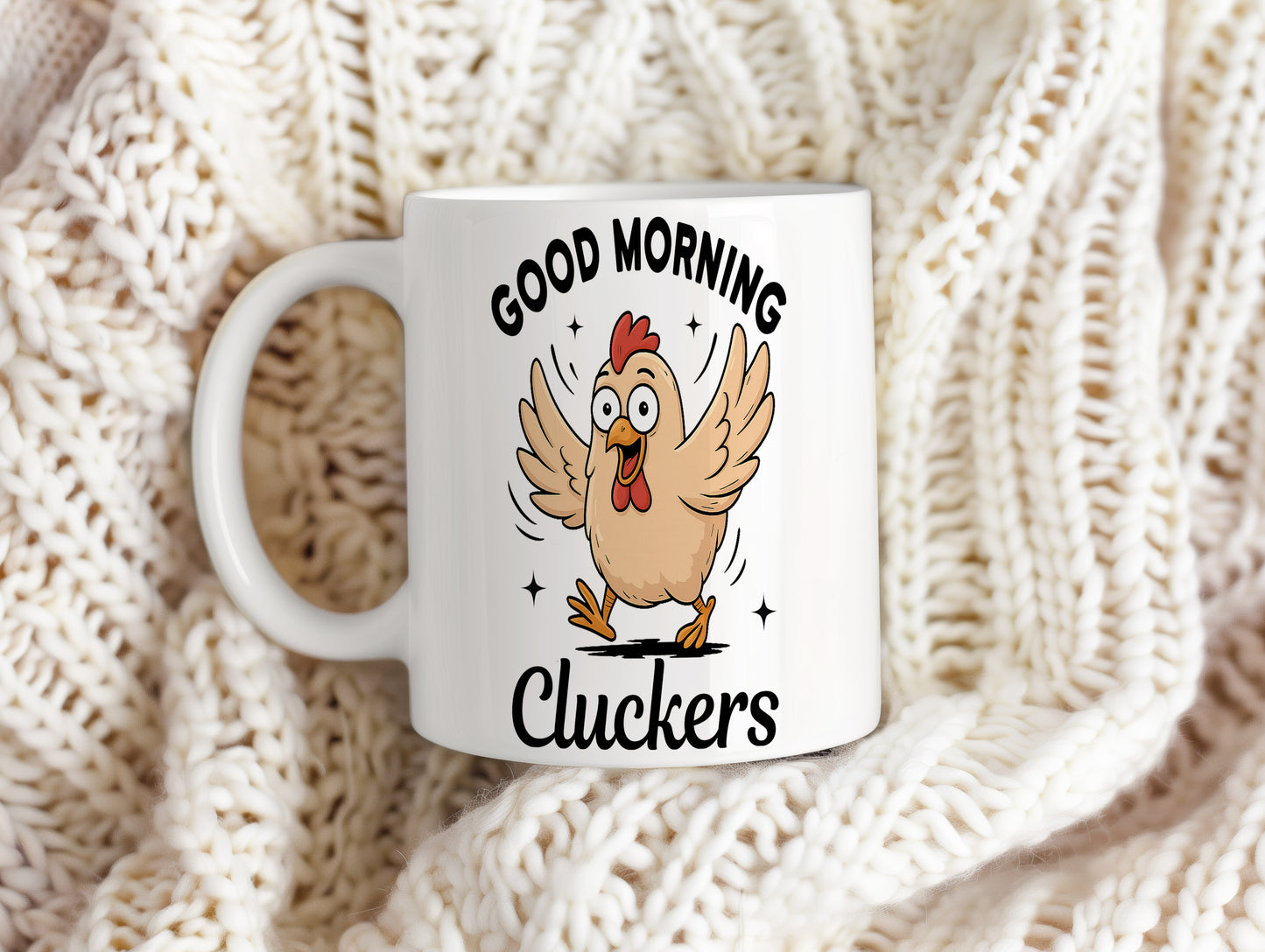 Hrnek s vtipným nápisem – GOOD MORNING
