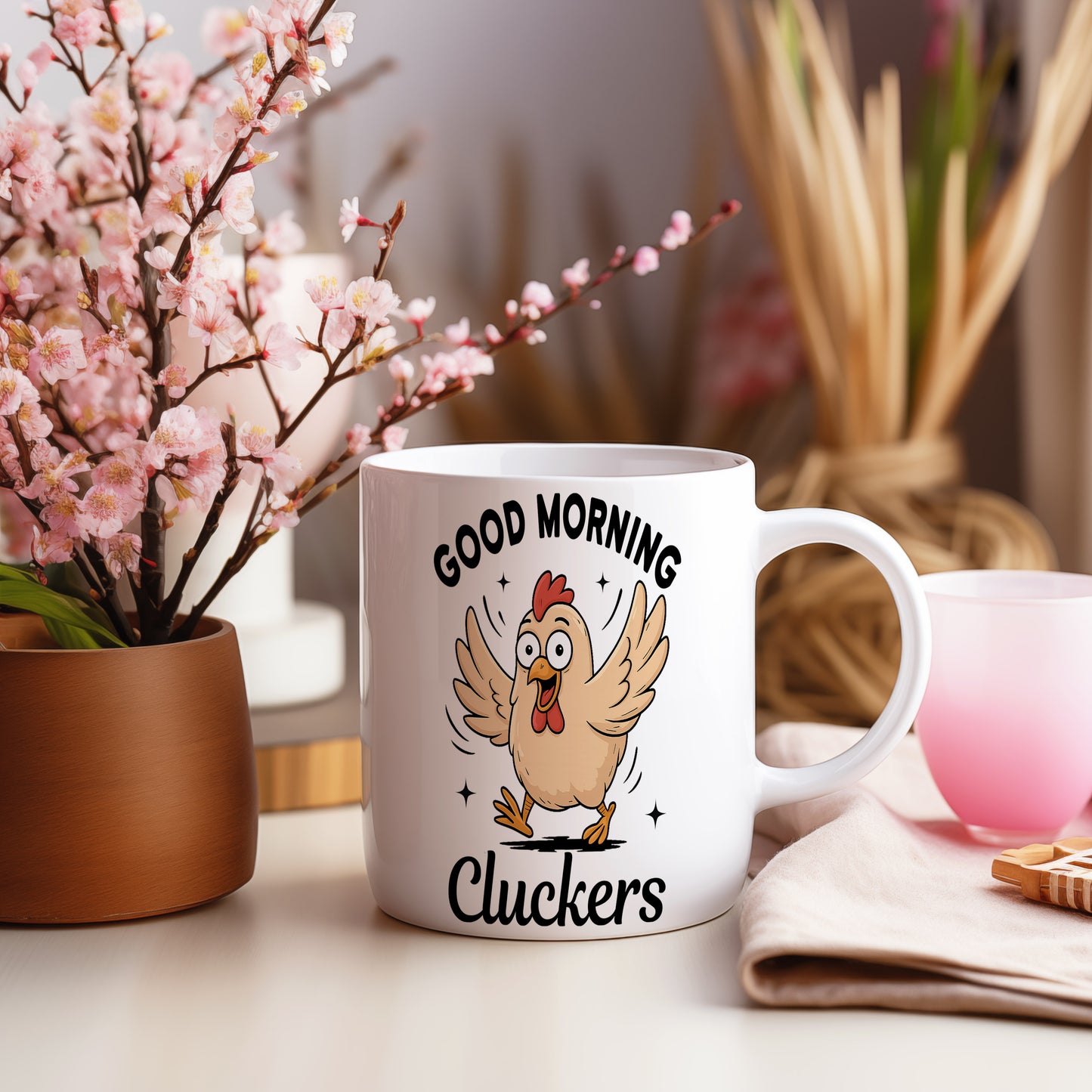Hrnek s vtipným nápisem – GOOD MORNING