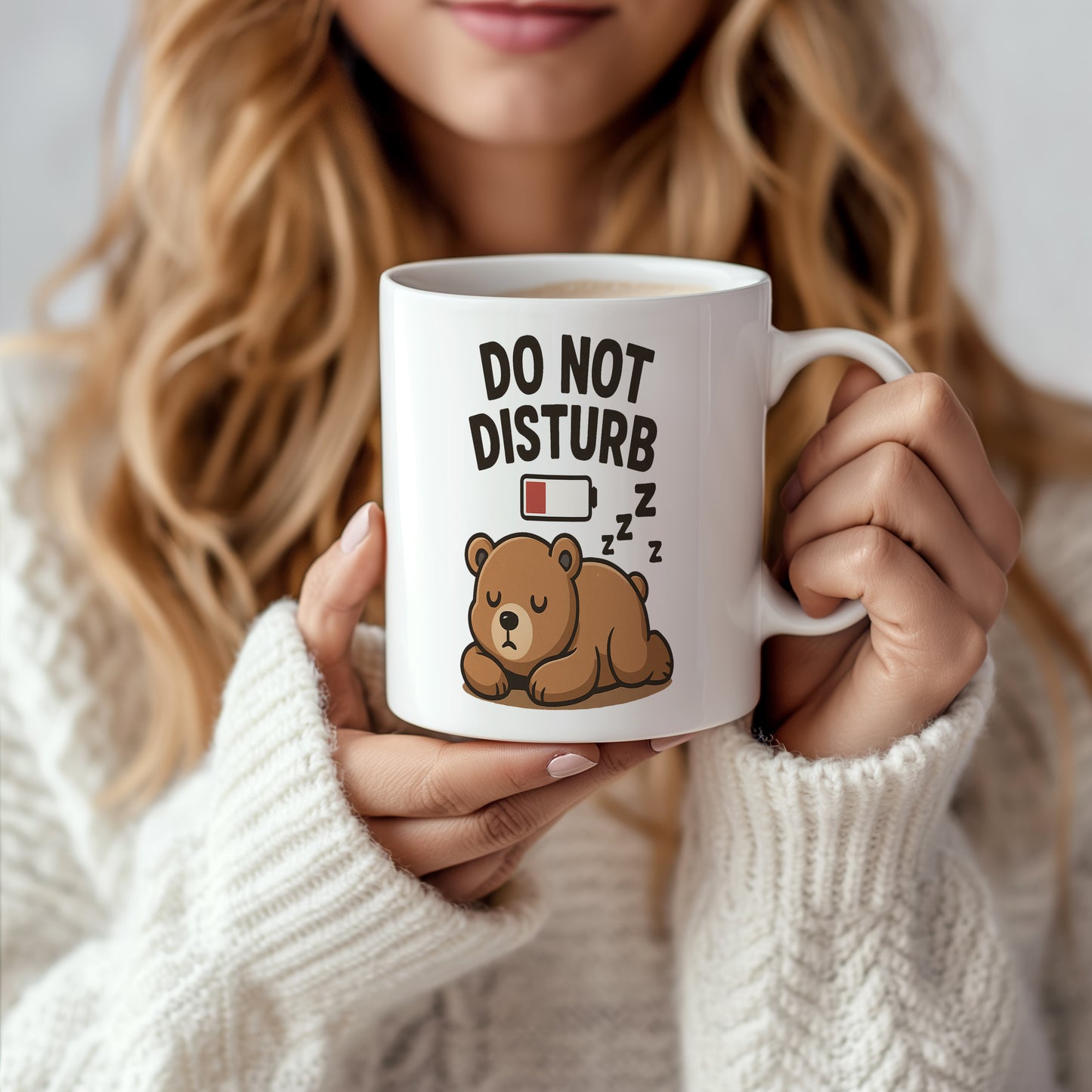 Hrnek s vtipným nápisem – DO NOT DISTURB