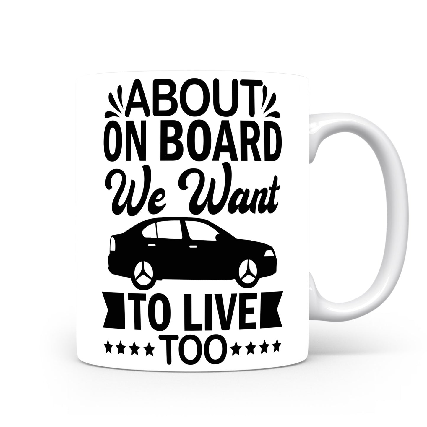 Hrnek pro automobilové nadšence – ABOUT ON BOARD
