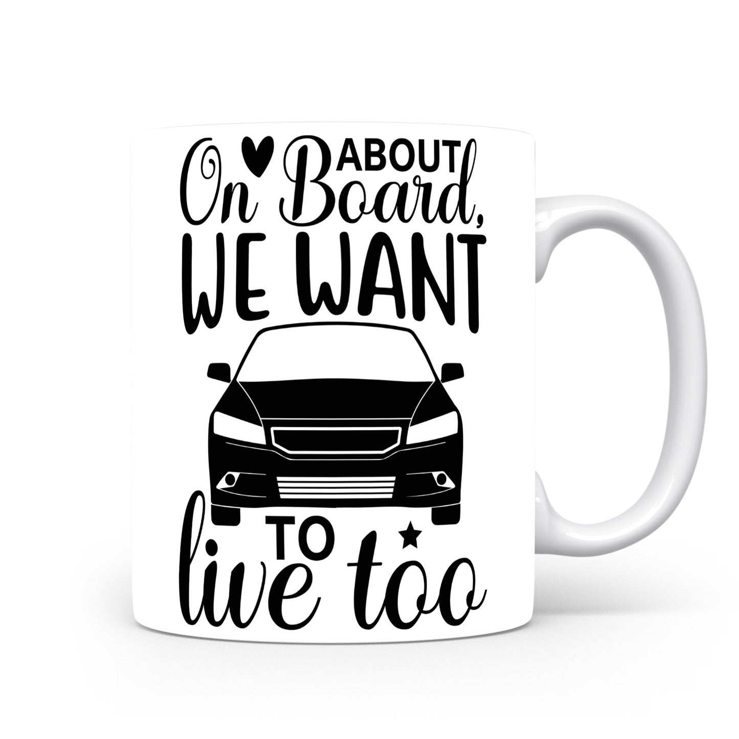 Hrnek pro automobilové nadšence – On Board