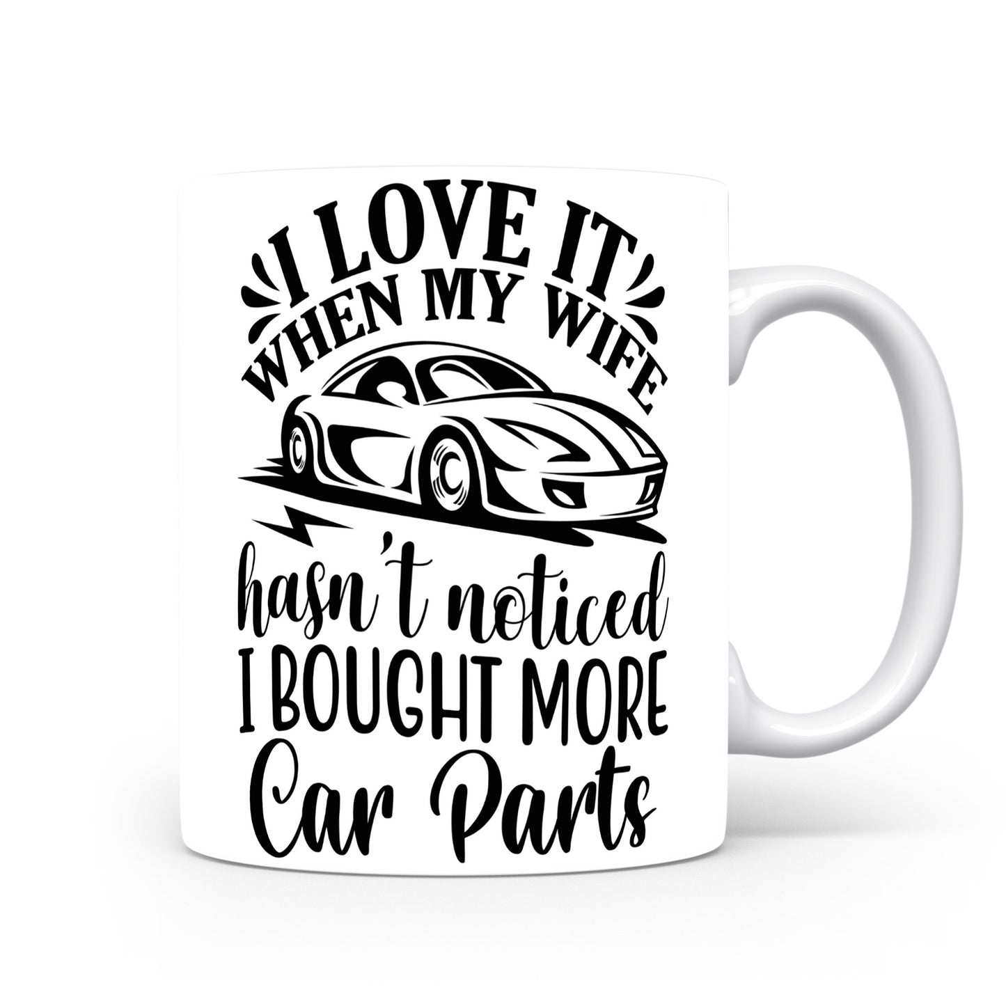 Hrnek pro automobilové nadšence – I LOVE IT WHEN MY WIFE