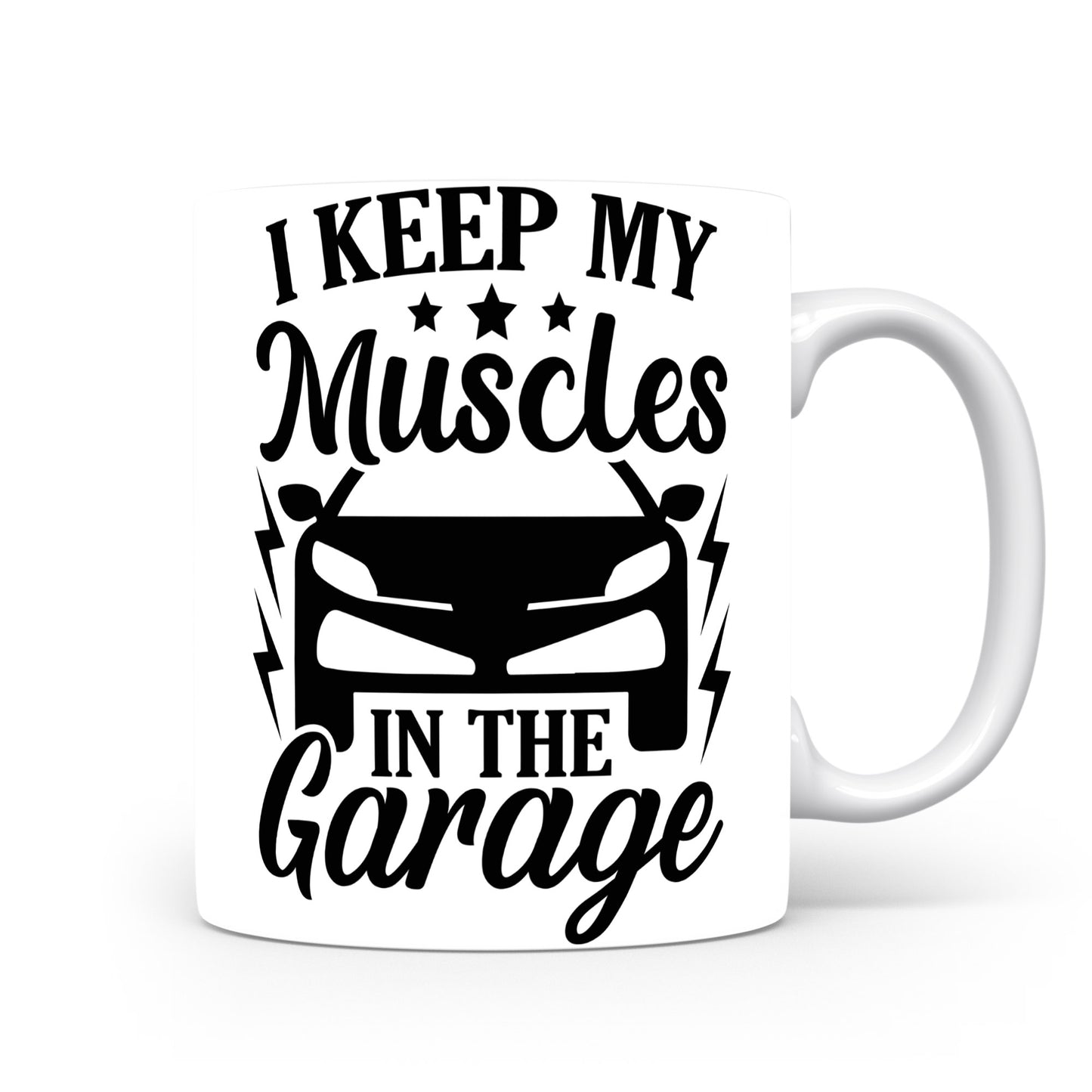 Hrnek pro automobilové nadšence – Muscles in the Garage