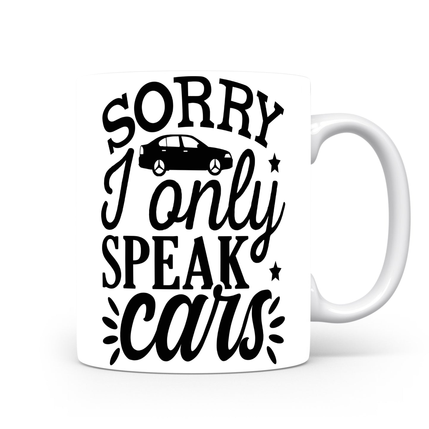 Hrnek pro automobilové nadšence – I only SPEAK