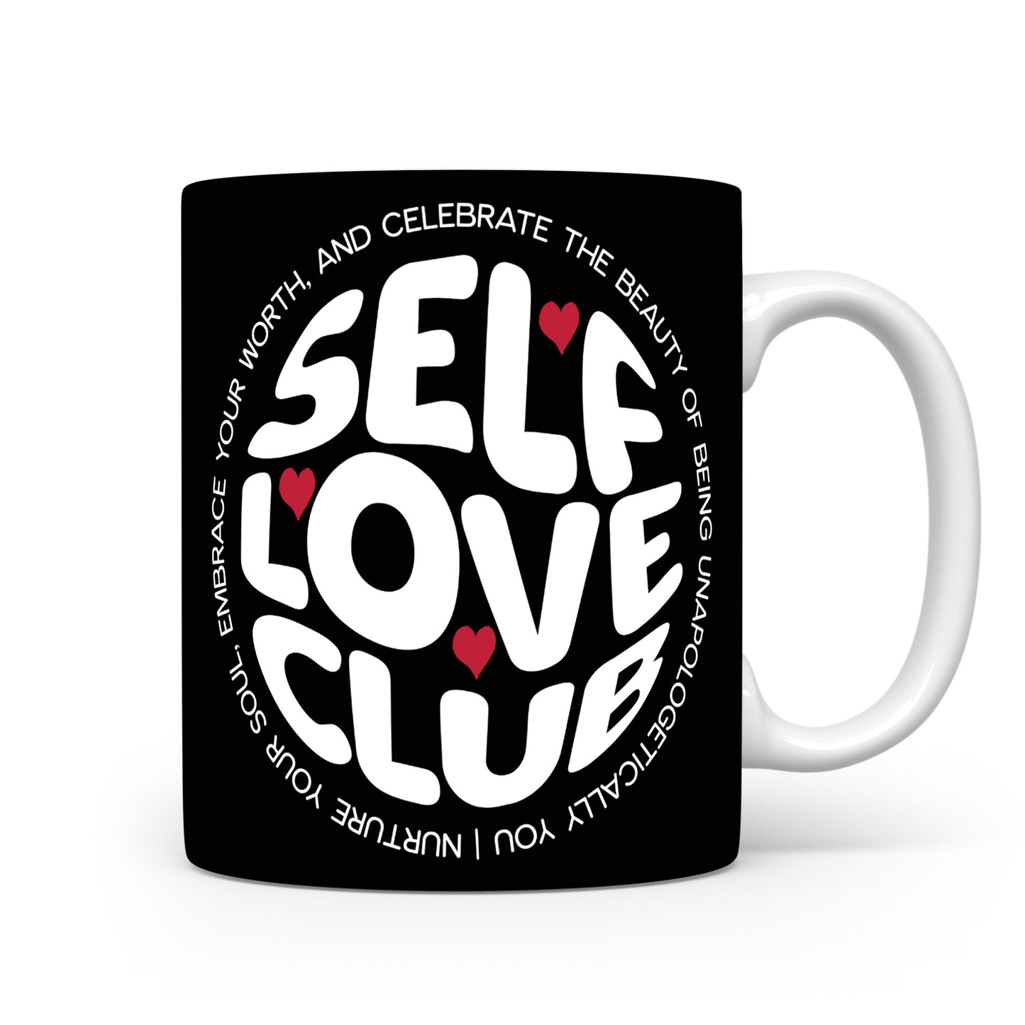 Hrnek s motivačním citátem – Self Love Club