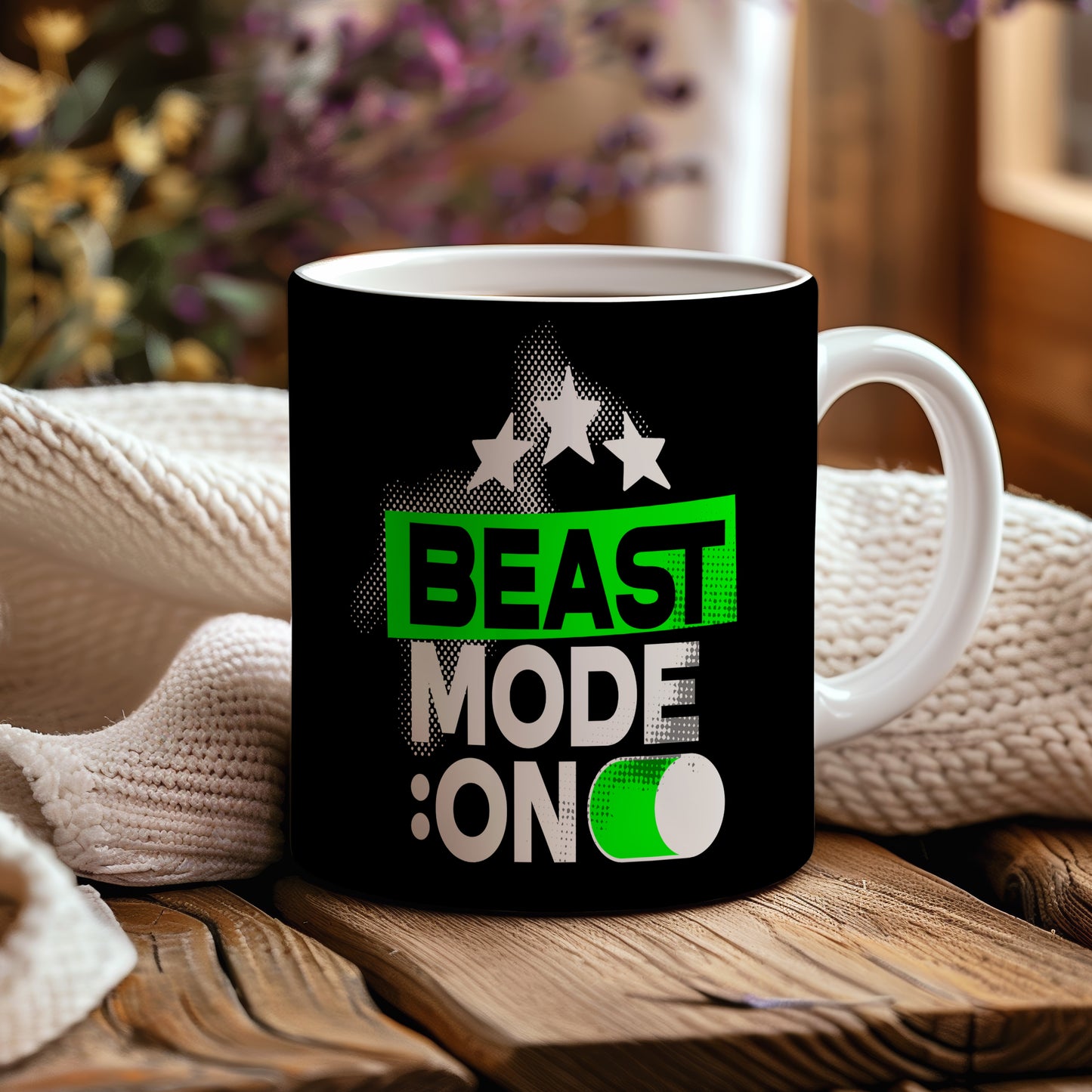 Hrnek s motivačním citátem – Beast Mode
