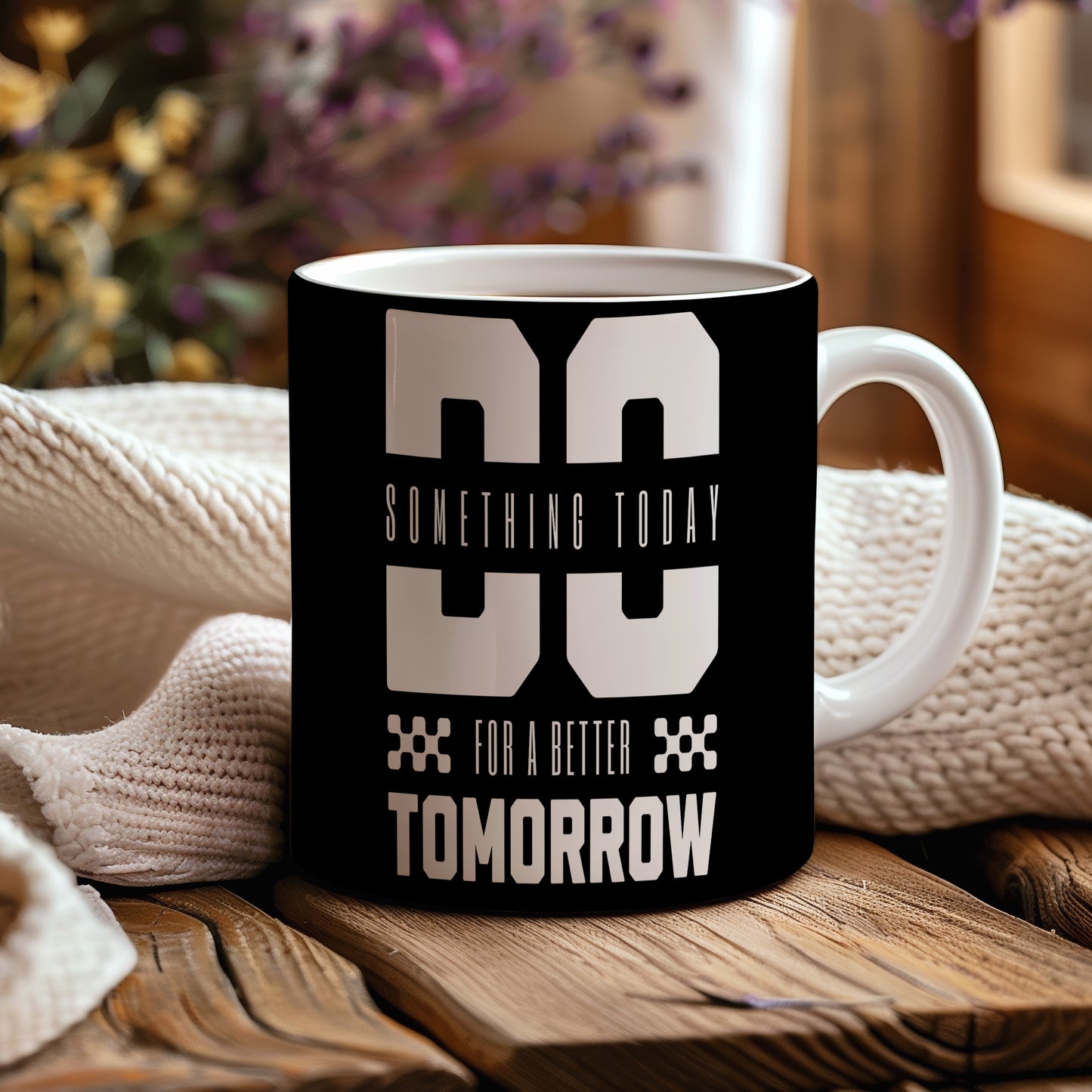 Hrnek s motivačním citátem – Do Something Today