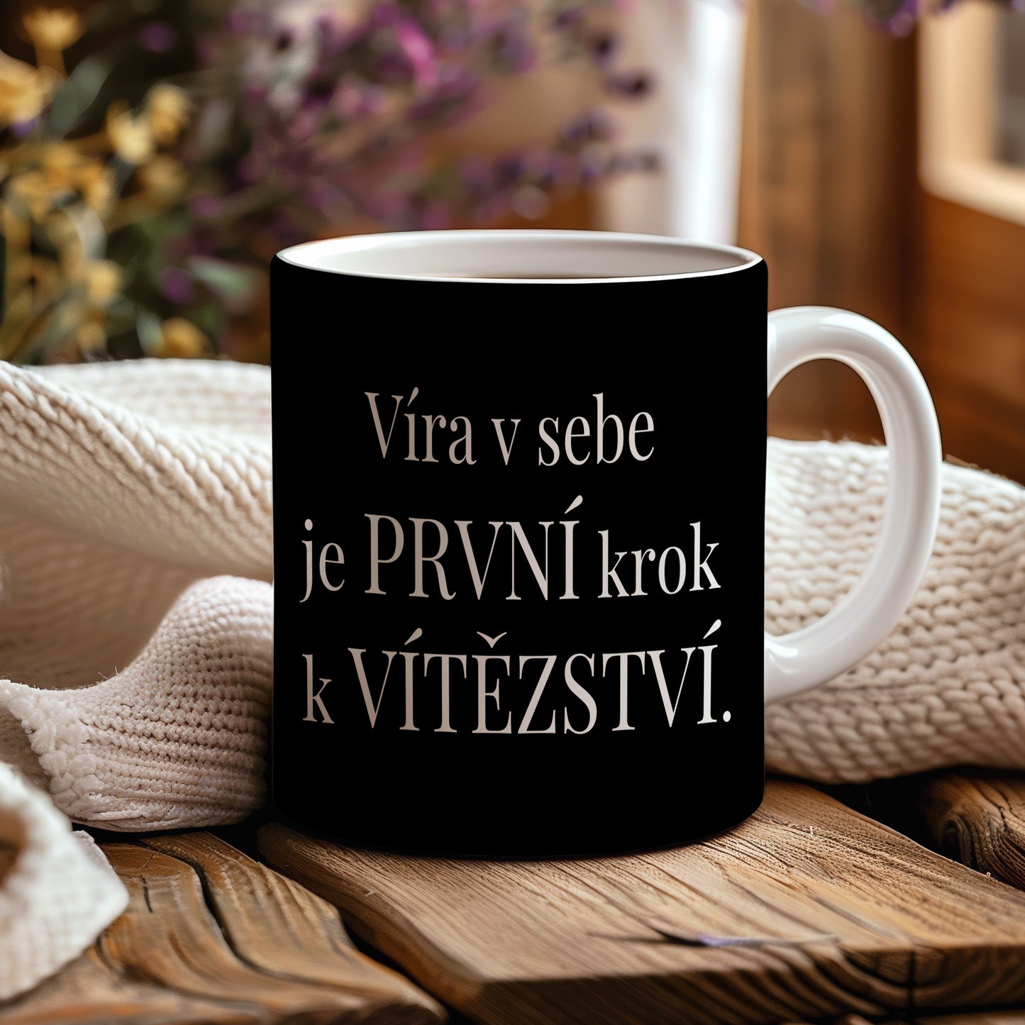 Motivační hrnek – Víra v sebe