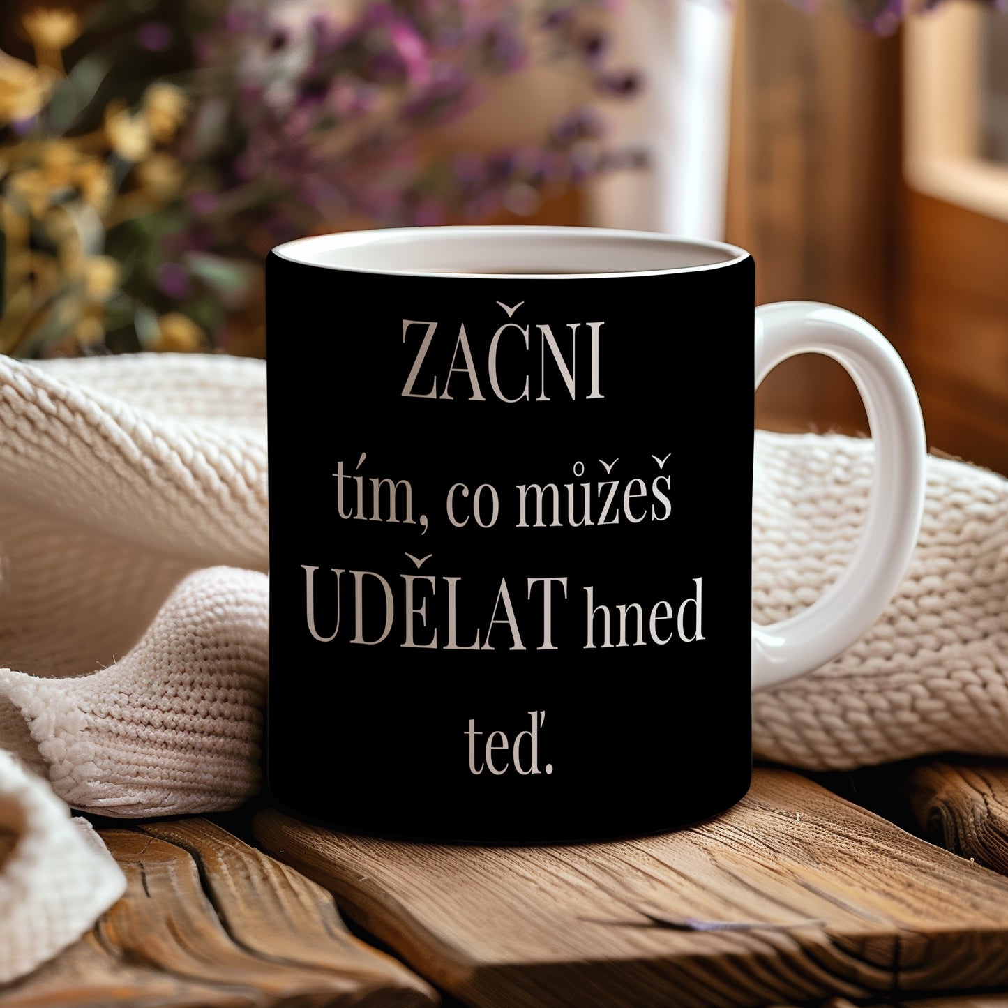 Motivační hrnek – ZAČNI tím, co můžeš