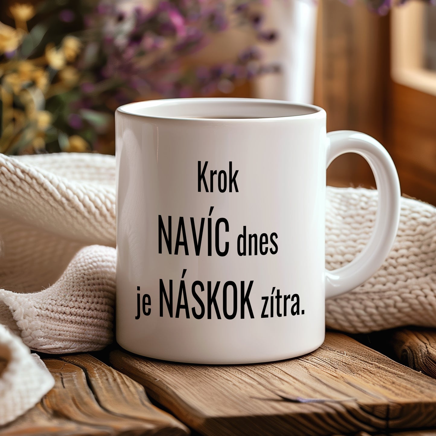 Motivační hrnek – Krok NAVÍC dnes