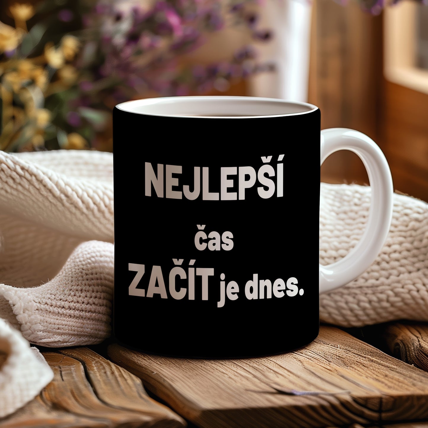 Motivační hrnek – NEJLEPŠÍ čas ZAČÍT