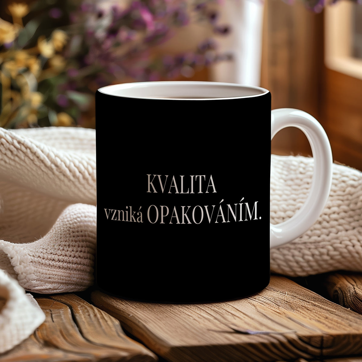 Motivační hrnek – KVALITA vzniká