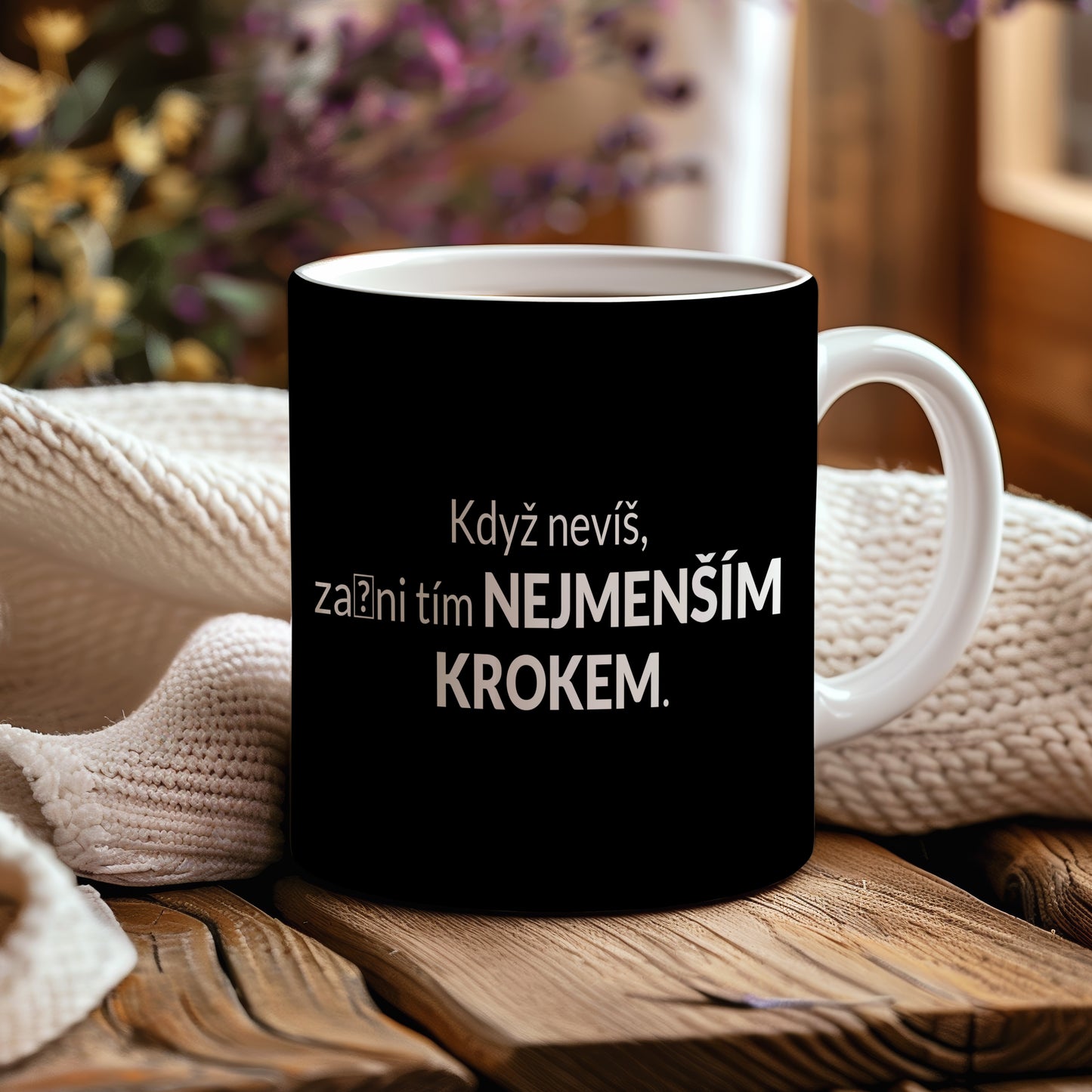 Motivační hrnek – NEJMENŠÍM KROKEM