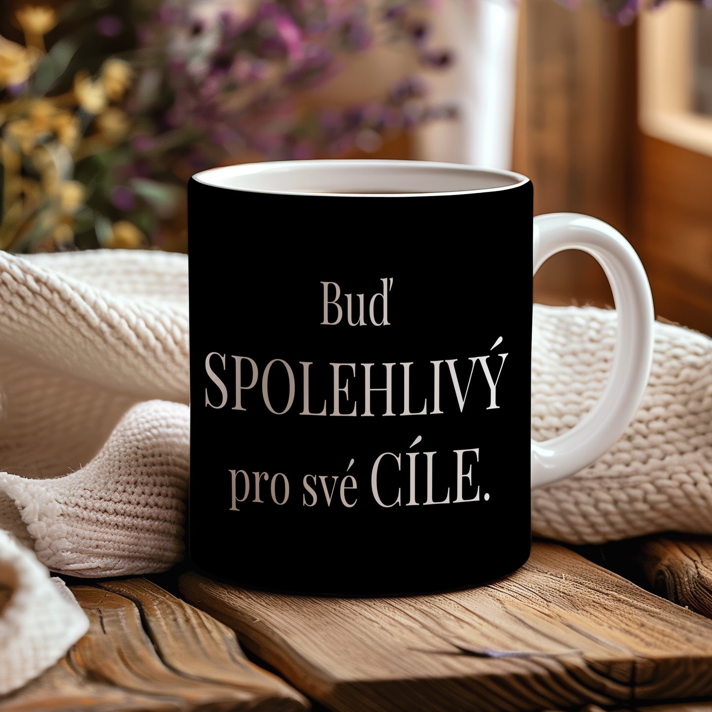 Motivační hrnek – Buď spolehlivý