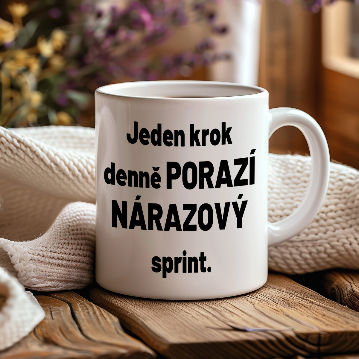 Motivační hrnek – Jeden krok denně