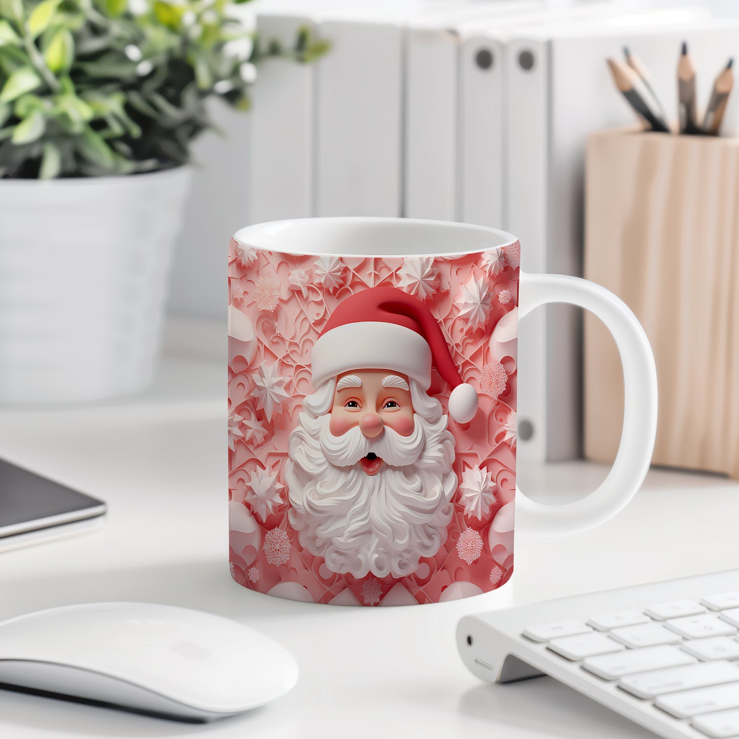 Vánoční hrnek se Santou Clausem – krásný design