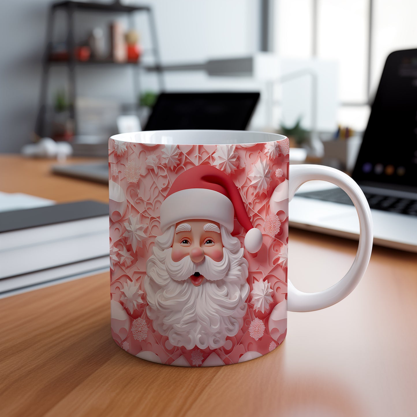 Vánoční hrnek se Santou Clausem – krásný design