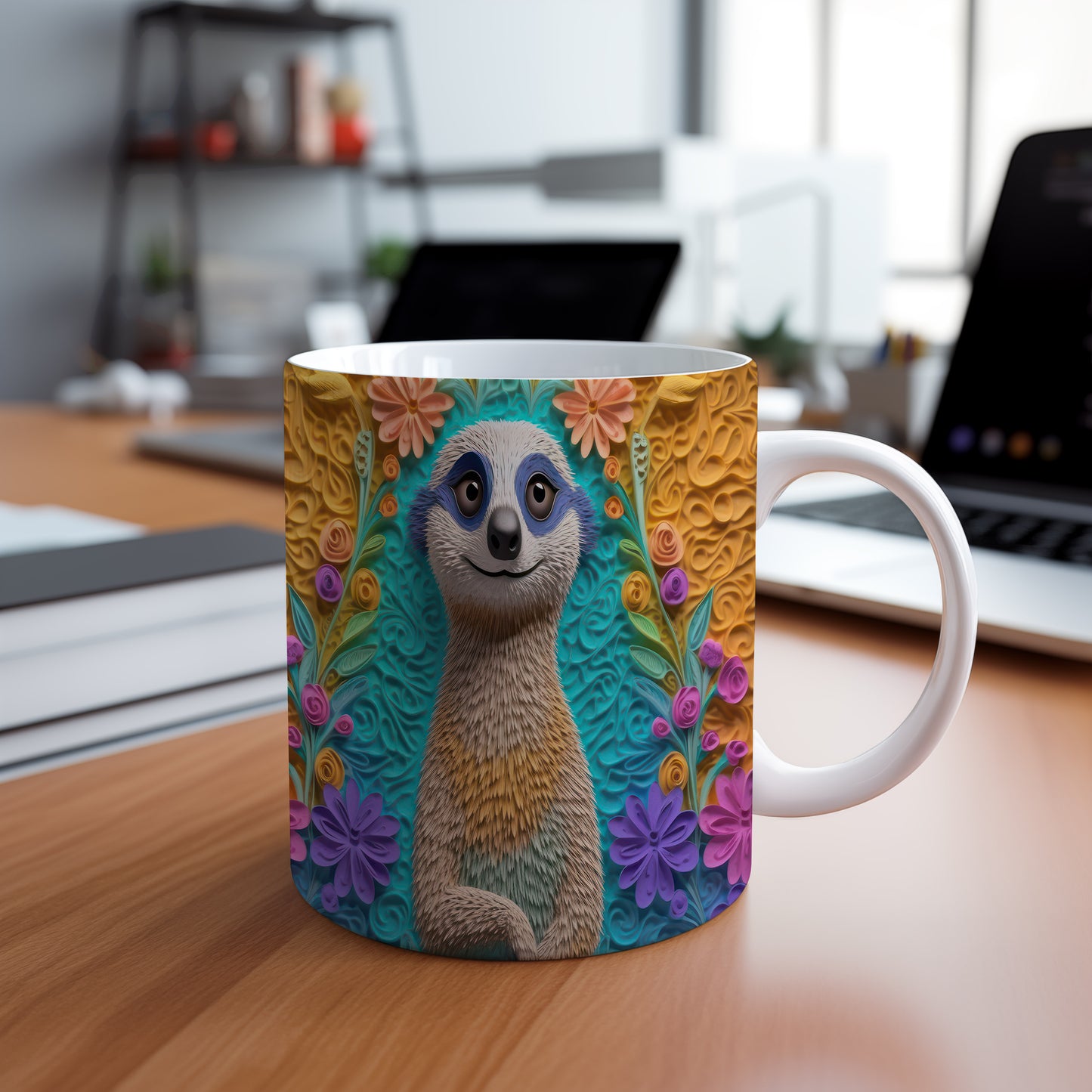 Hrnek s roztomilým lemurem