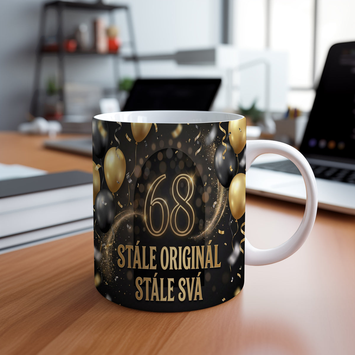 Narozeninový hrnek 68 let – STÁLE ORIGINÁL, STÁLE SVÁ