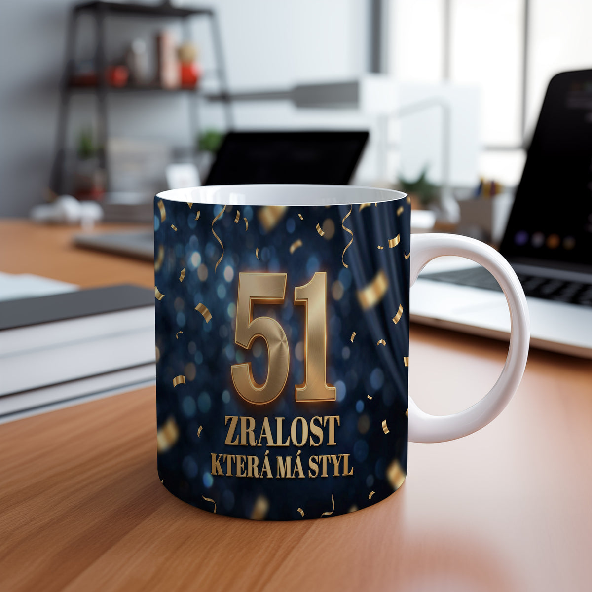 Narozeninový hrnek 51 let – ZRALOST KTERÁ MÁ STYL