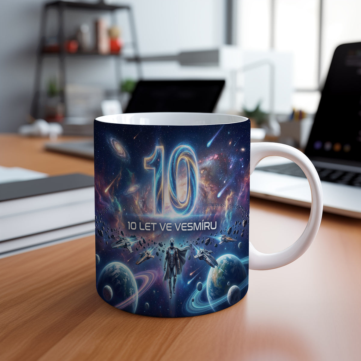 Narozeninový hrnek 10 let – 10 LET VE VESMÍRU