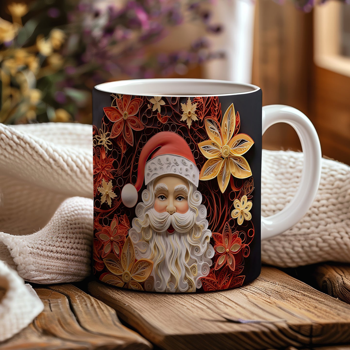 Hrnek s veselým Santa Clausem