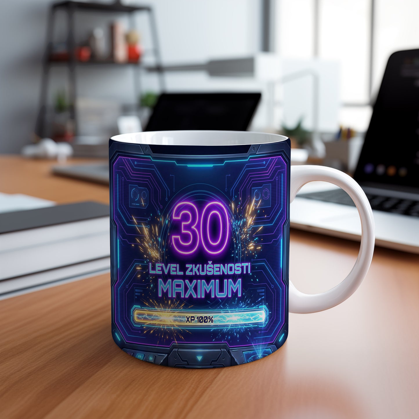 Narozeninový hrnek 30 let – LEVEL ZKUŠENOSTI MAXIMUM