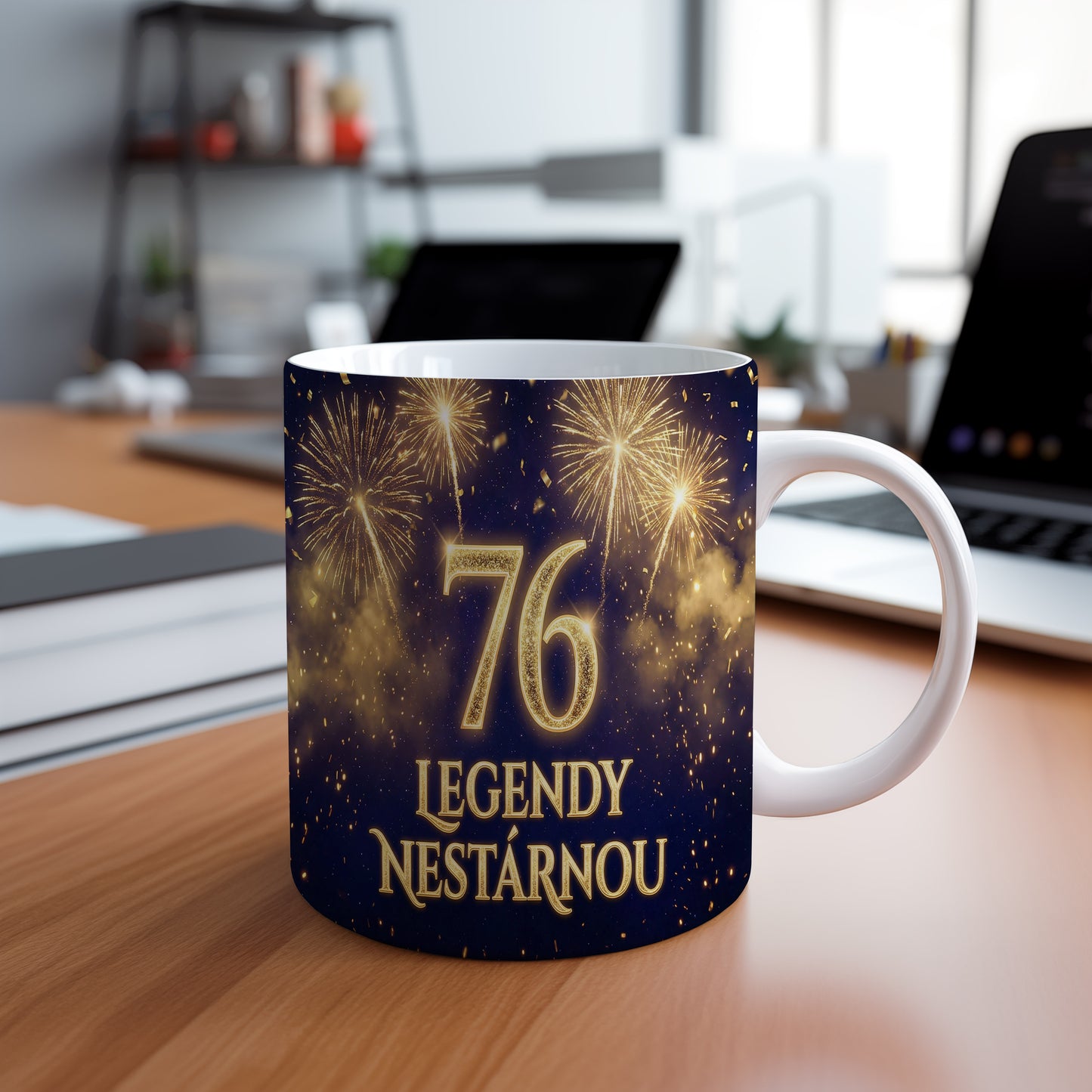 Narozeninový hrnek 76 let – LEGENDY NESTÁRNOU